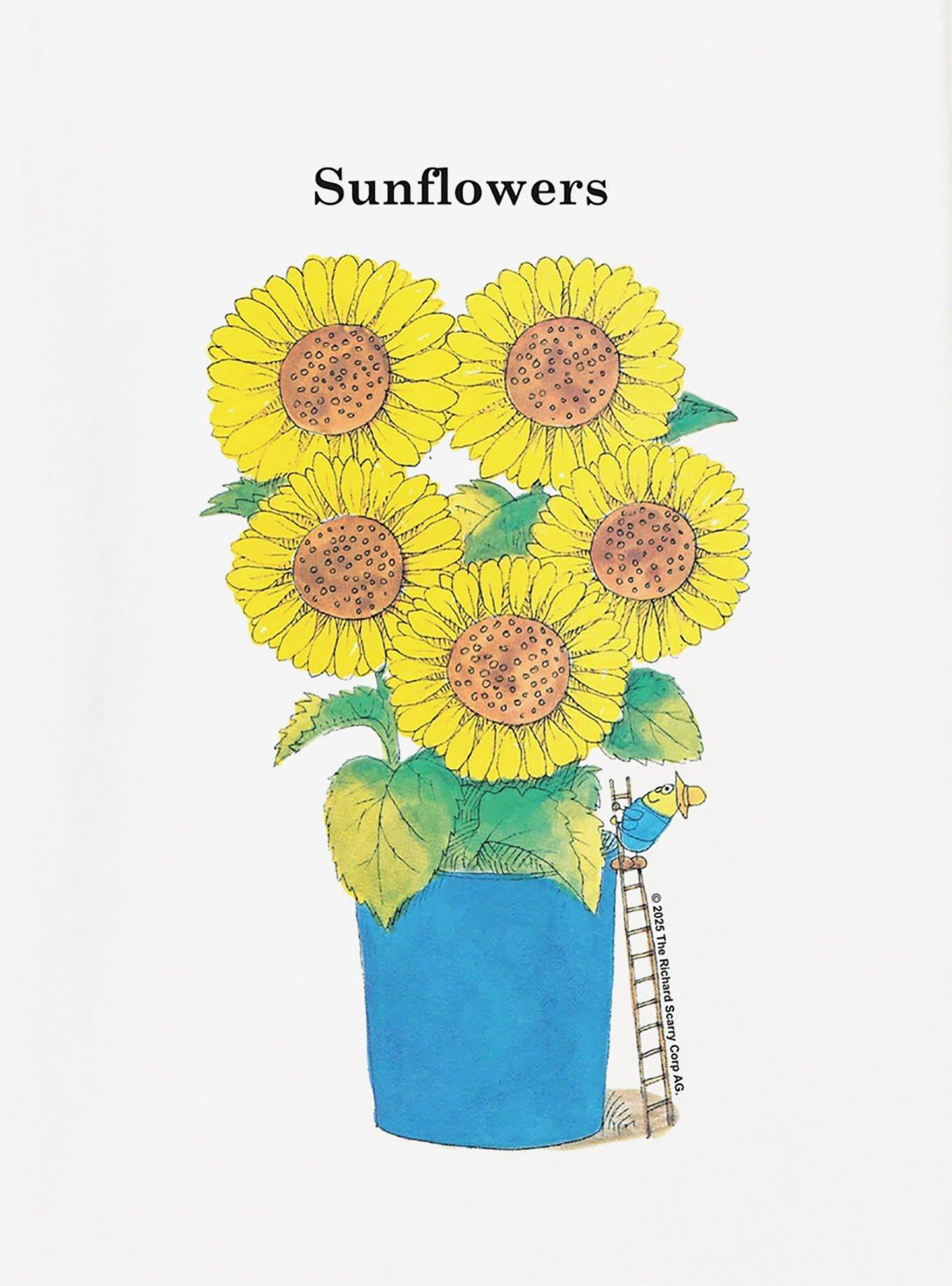 Richard Scarry Sunflower Vase T-Shirt, , hi-res