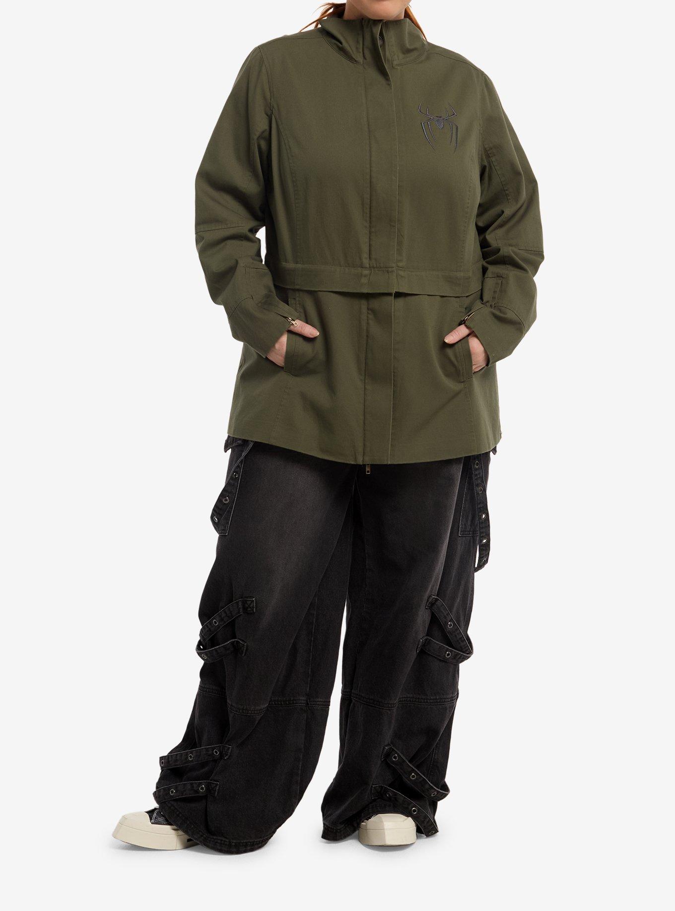 Her Universe Marvel Spider-Man: Brand New Day Zip-Off Girls Utility Jacket Plus Size, , hi-res