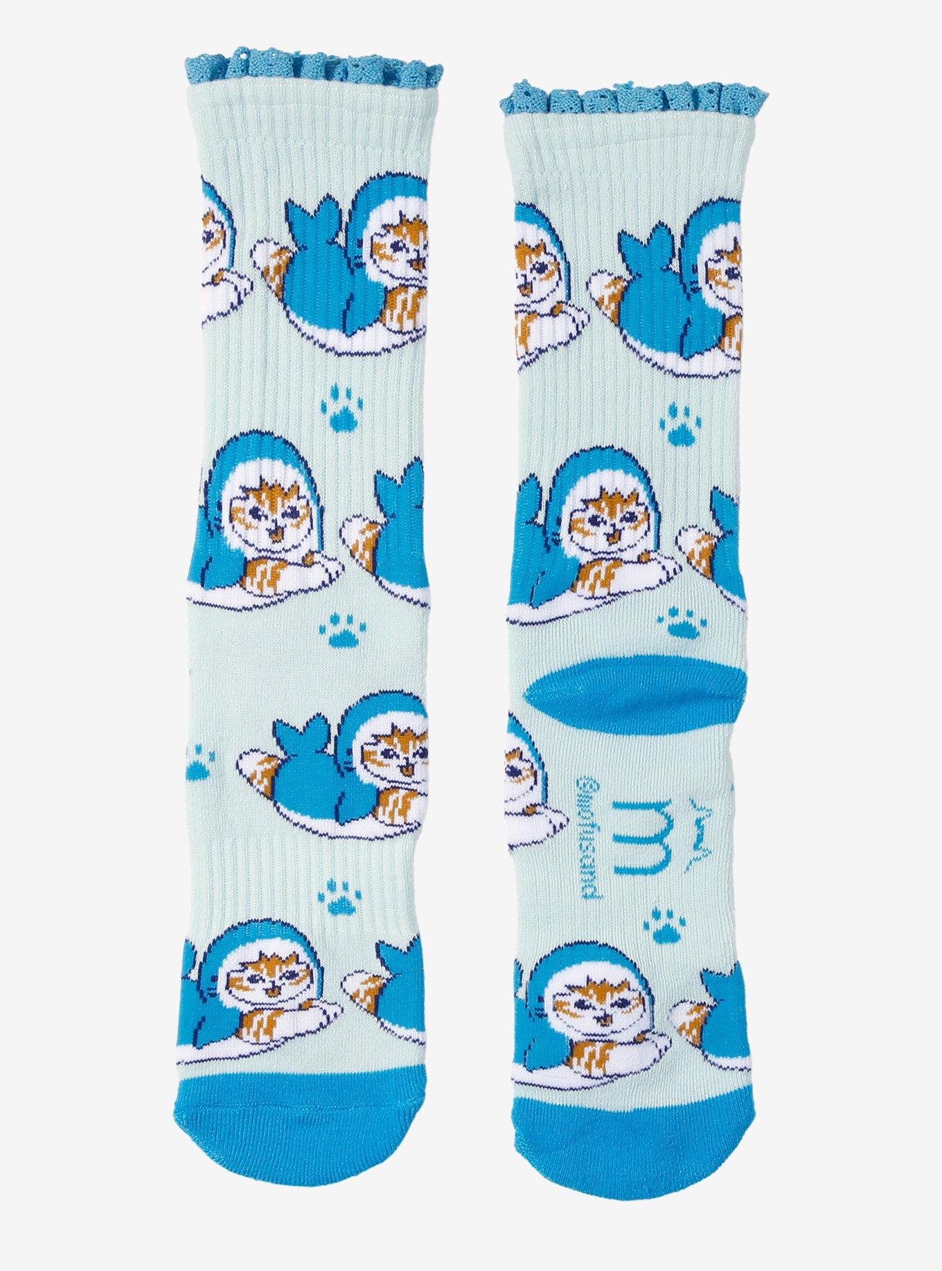 Mofusand Shark Crew Socks, , hi-res