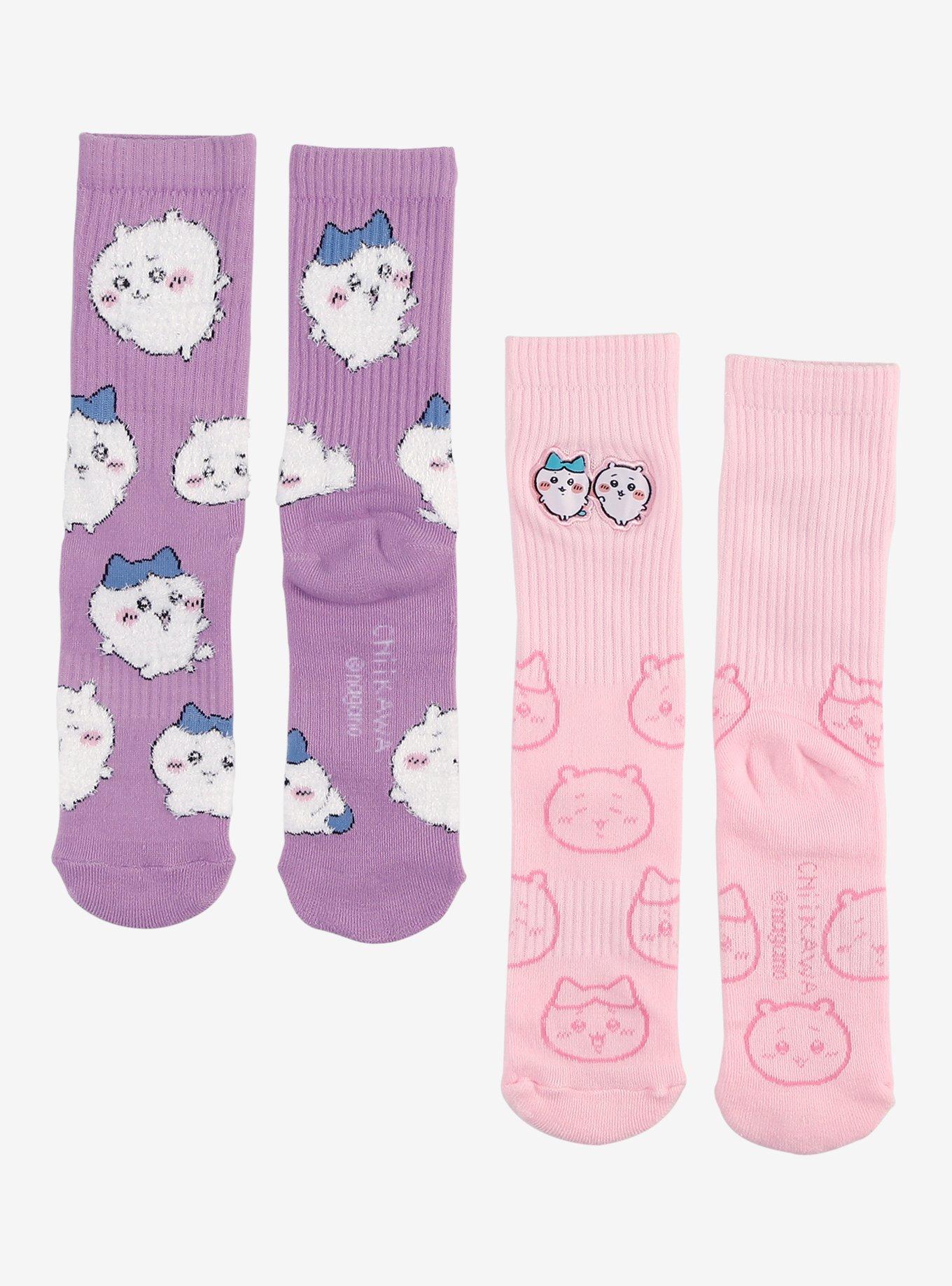 Chiikawa & Hachiware Crew Socks 2 Pair, , hi-res