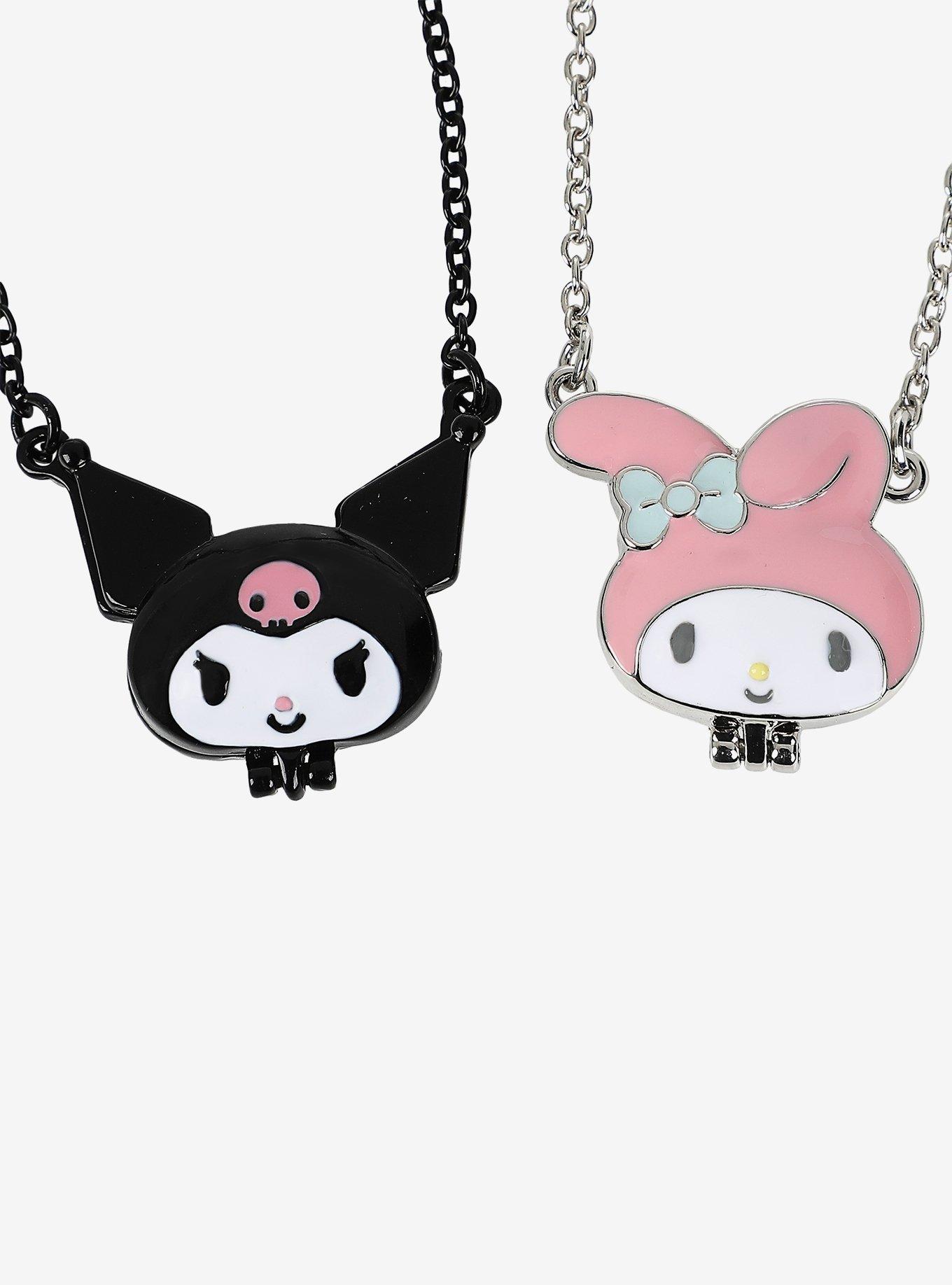 Kuromi & My Melody Locket Best Friend Necklace Set, , hi-res