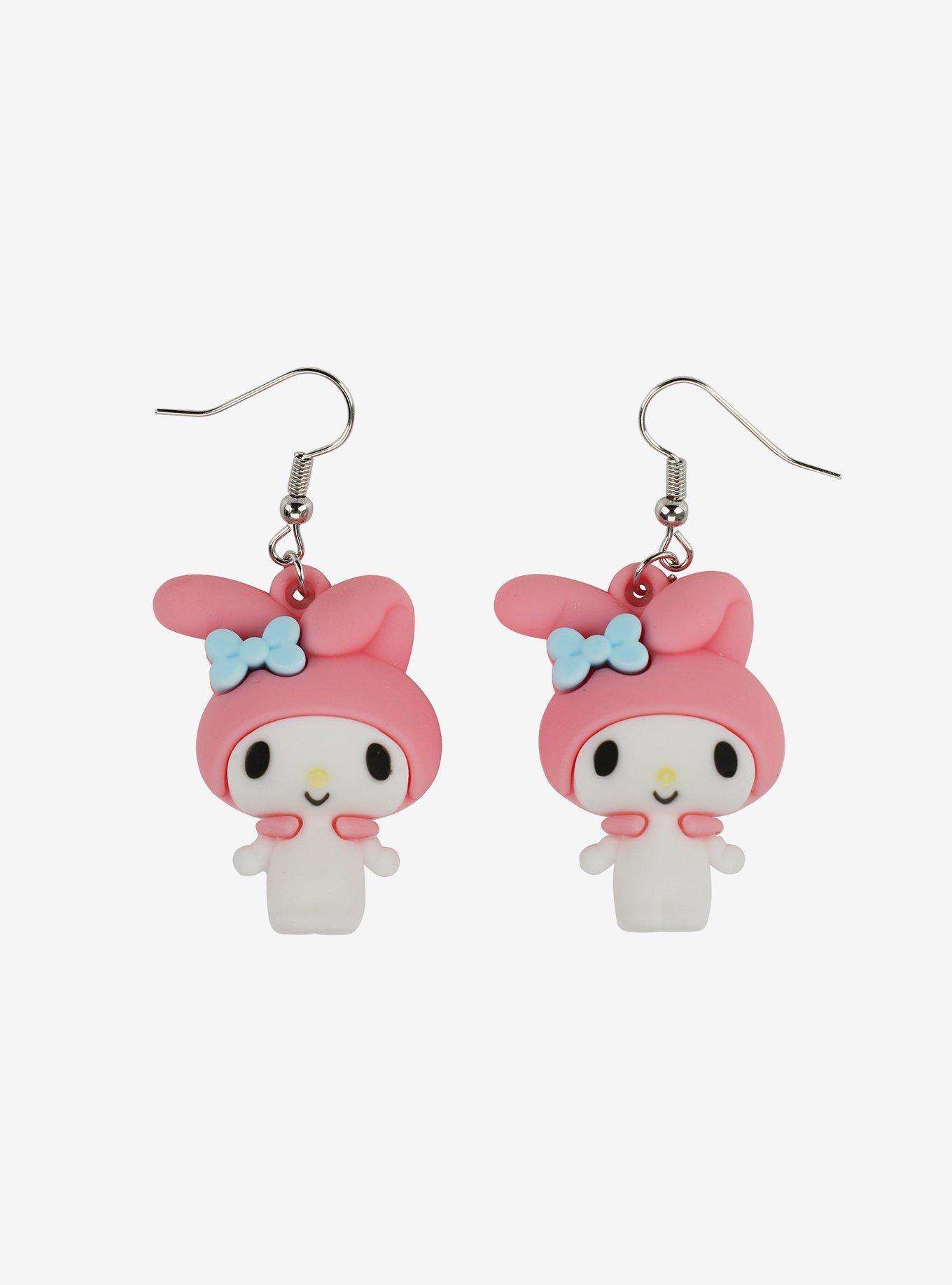 My Melody Figural Drop Earrings, , hi-res