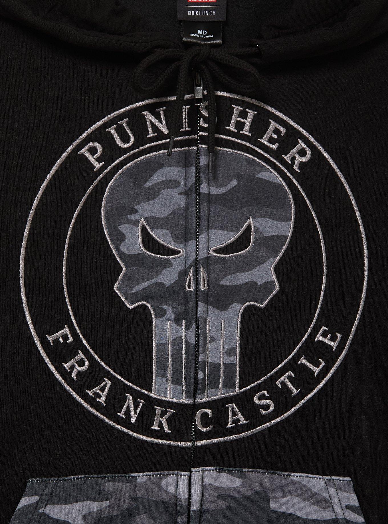 Marvel The Punisher Camo Hoodie &mdash; BoxLunch Exclusive, , hi-res