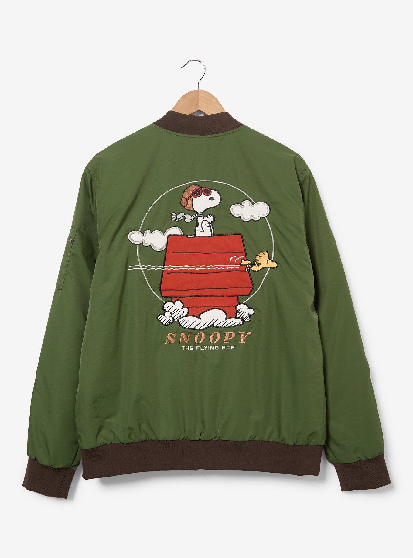Peanuts Snoopy Flying Ace Bomber Jacket - BoxLunch Exclusive, , hi-res