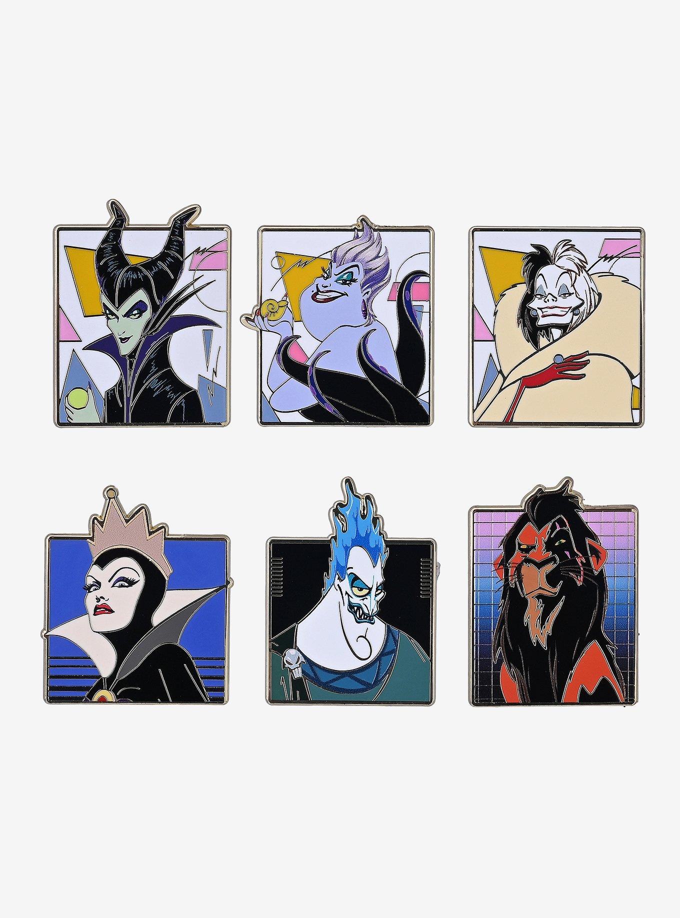 Disney Villains Retro Midnight Blind Box Enamel Pin - BoxLunch Exclusive