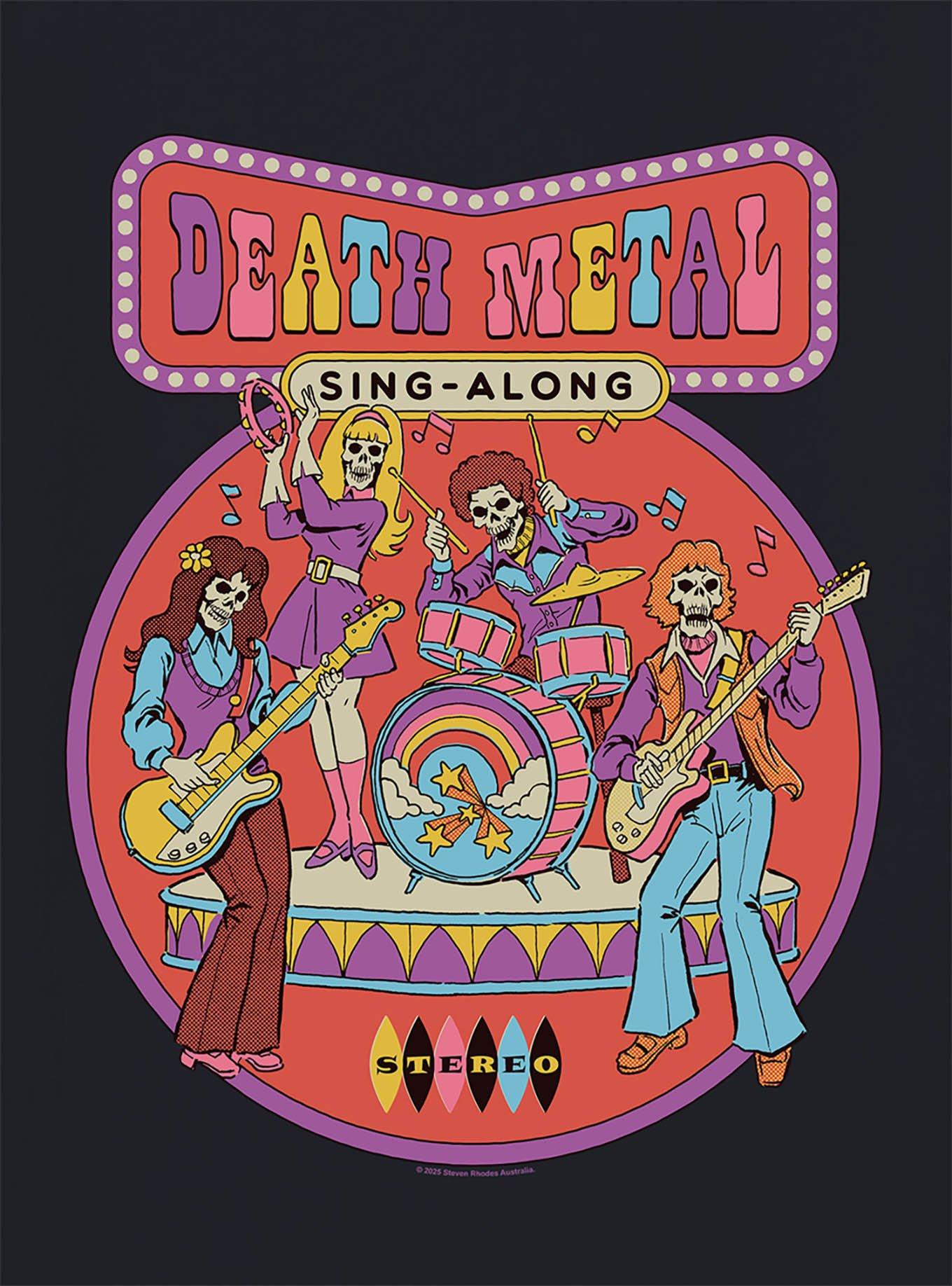Steven Rhodes Death Metal SingAlong T-Shirt, , hi-res