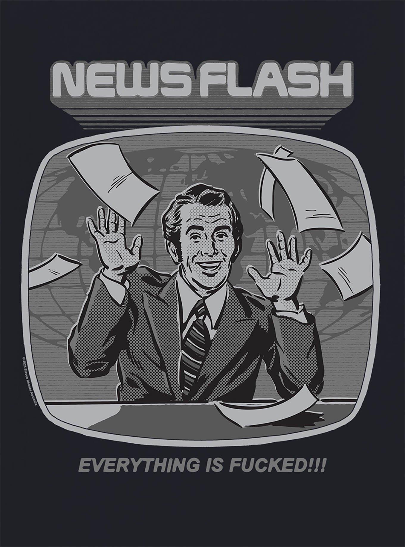 Steven Rhodes Newsflash T-Shirt