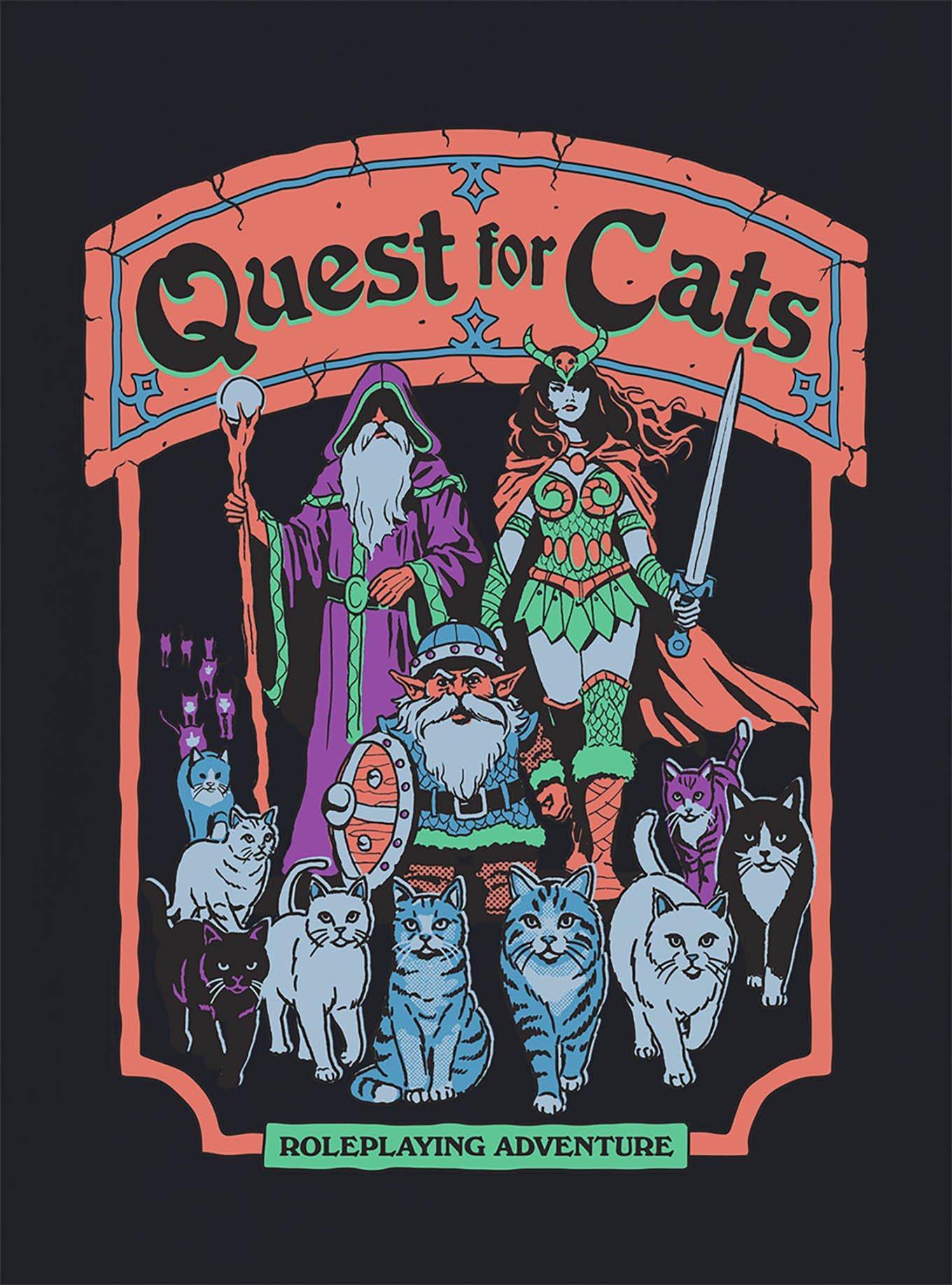 Steven Rhodes Quest for Cats T-Shirt