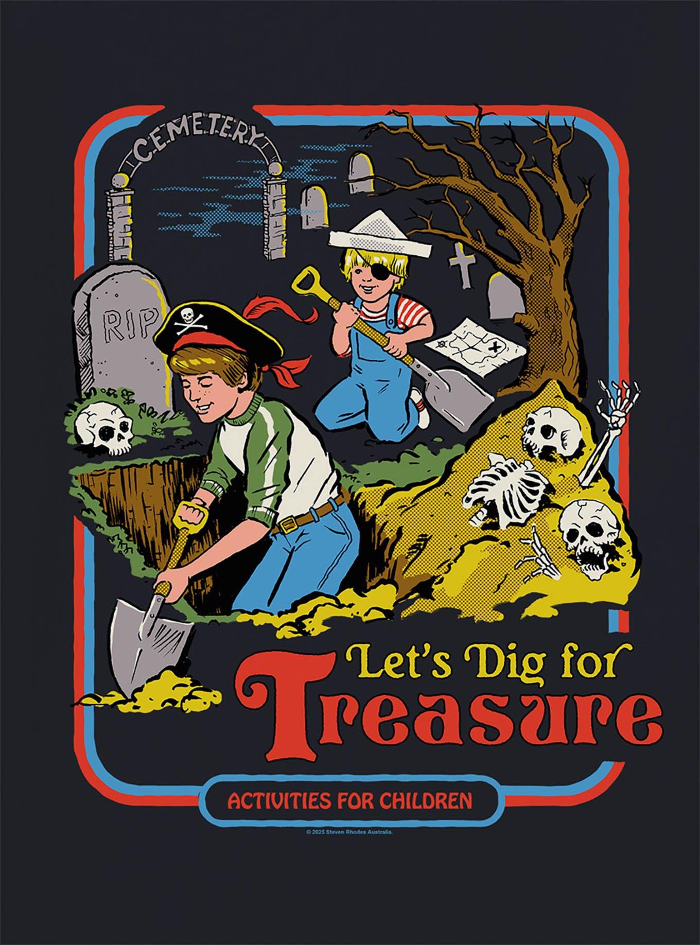 Steven Rhodes Let's Dig for Treasure T-Shirt, , hi-res