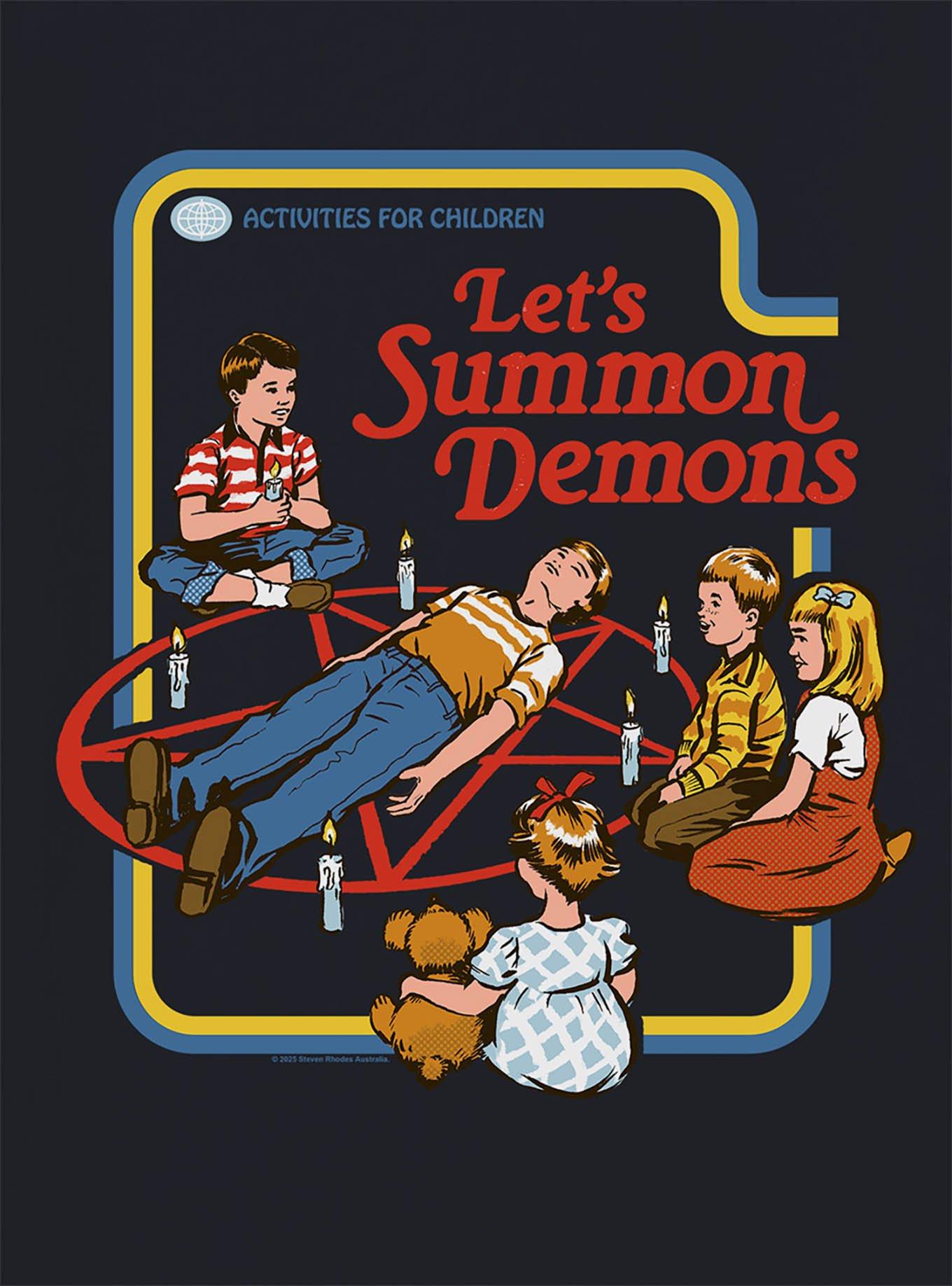 Steven Rhodes Lets Summon Demons T-Shirt, , hi-res