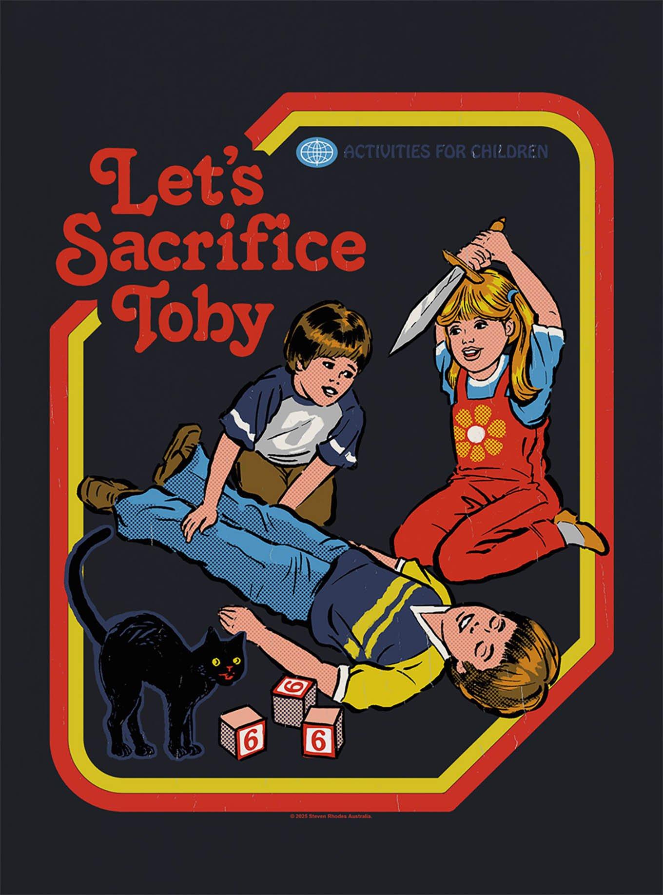 Steven Rhodes Let's Sacrifice Toby T-Shirt, , hi-res