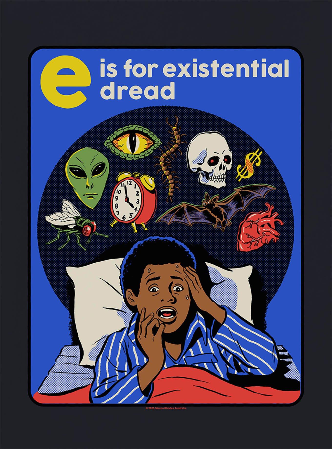 Steven Rhodes Existential Dread T-Shirt, , hi-res