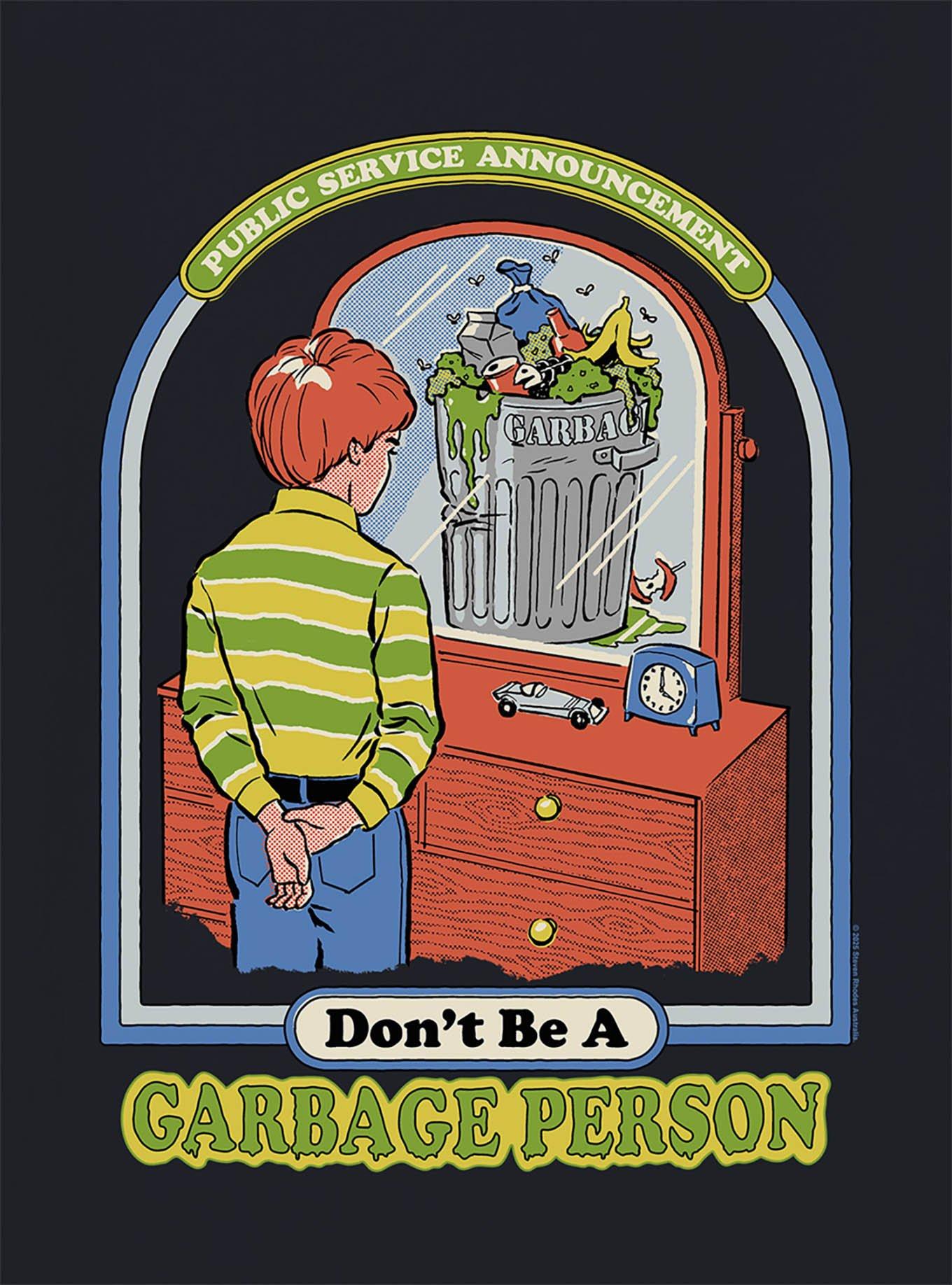 Steven Rhodes Garbage Person T-Shirt, , hi-res