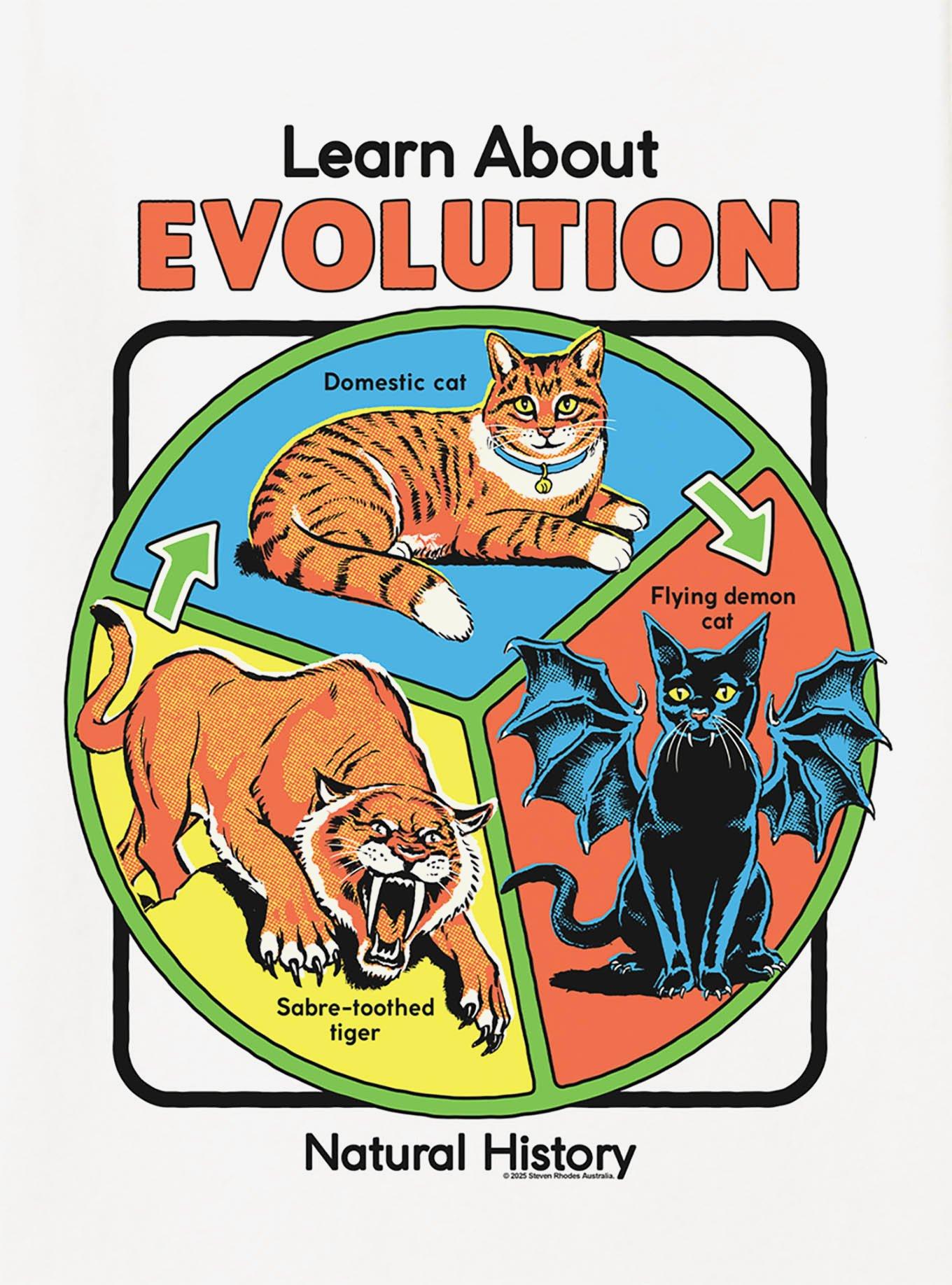 Steven Rhodes Learn About Evolution T-Shirt