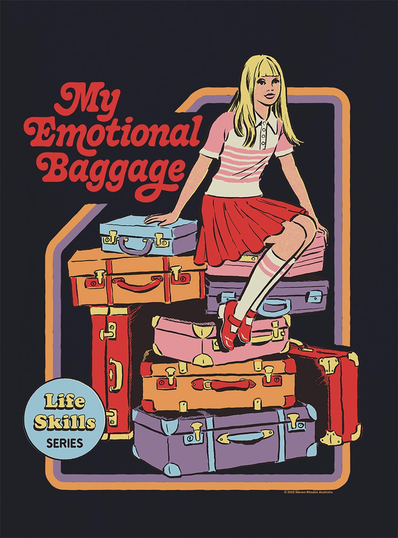 Steven Rhodes My Emotional Baggage T-Shirt, , hi-res