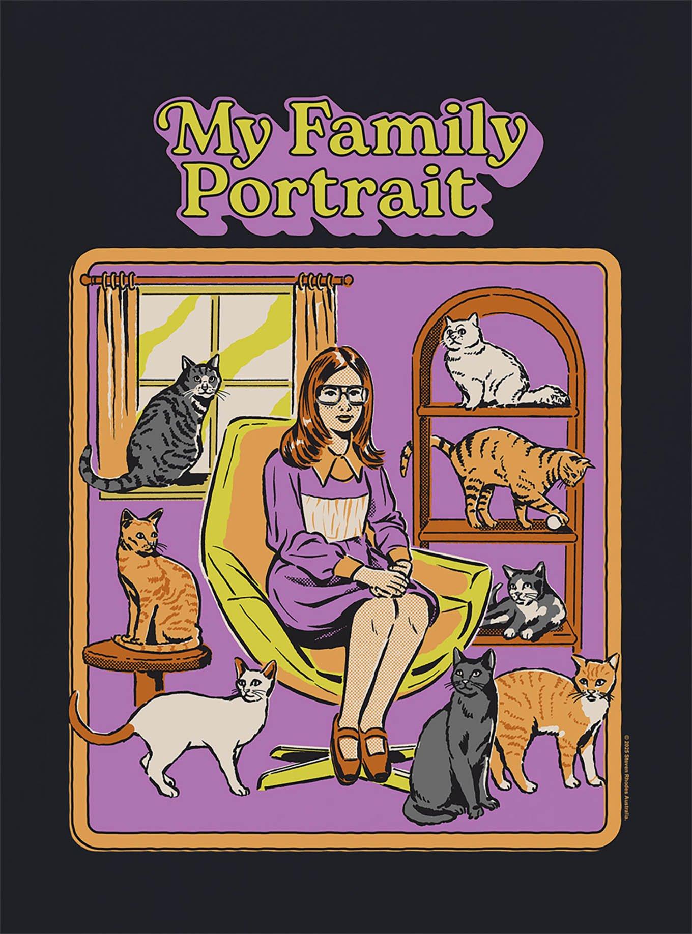 Steven Rhodes My Family Portrait T-Shirt, , hi-res