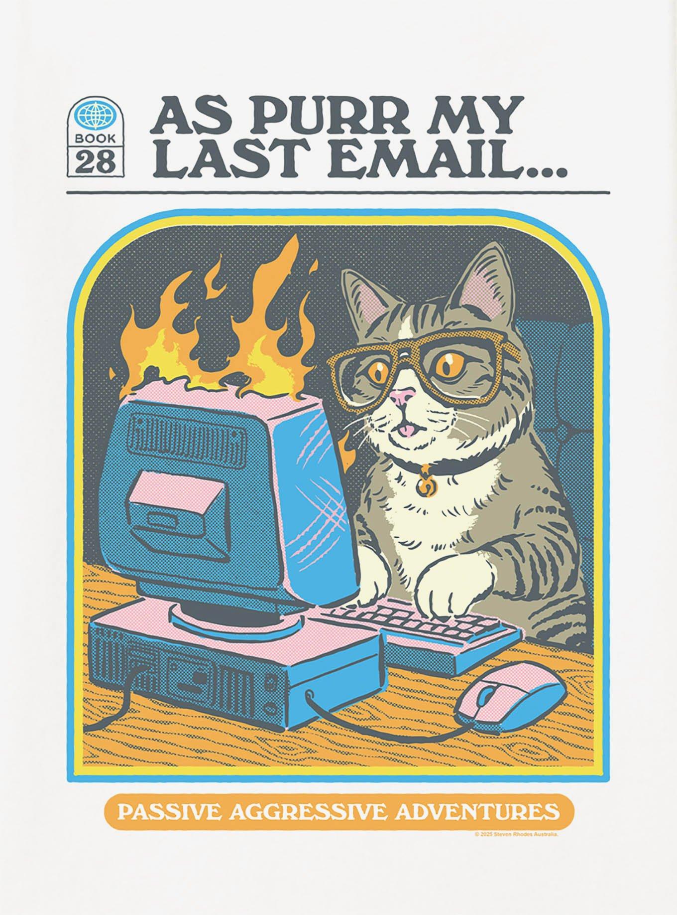 Steven Rhodes As Purr My Last Email T-Shirt