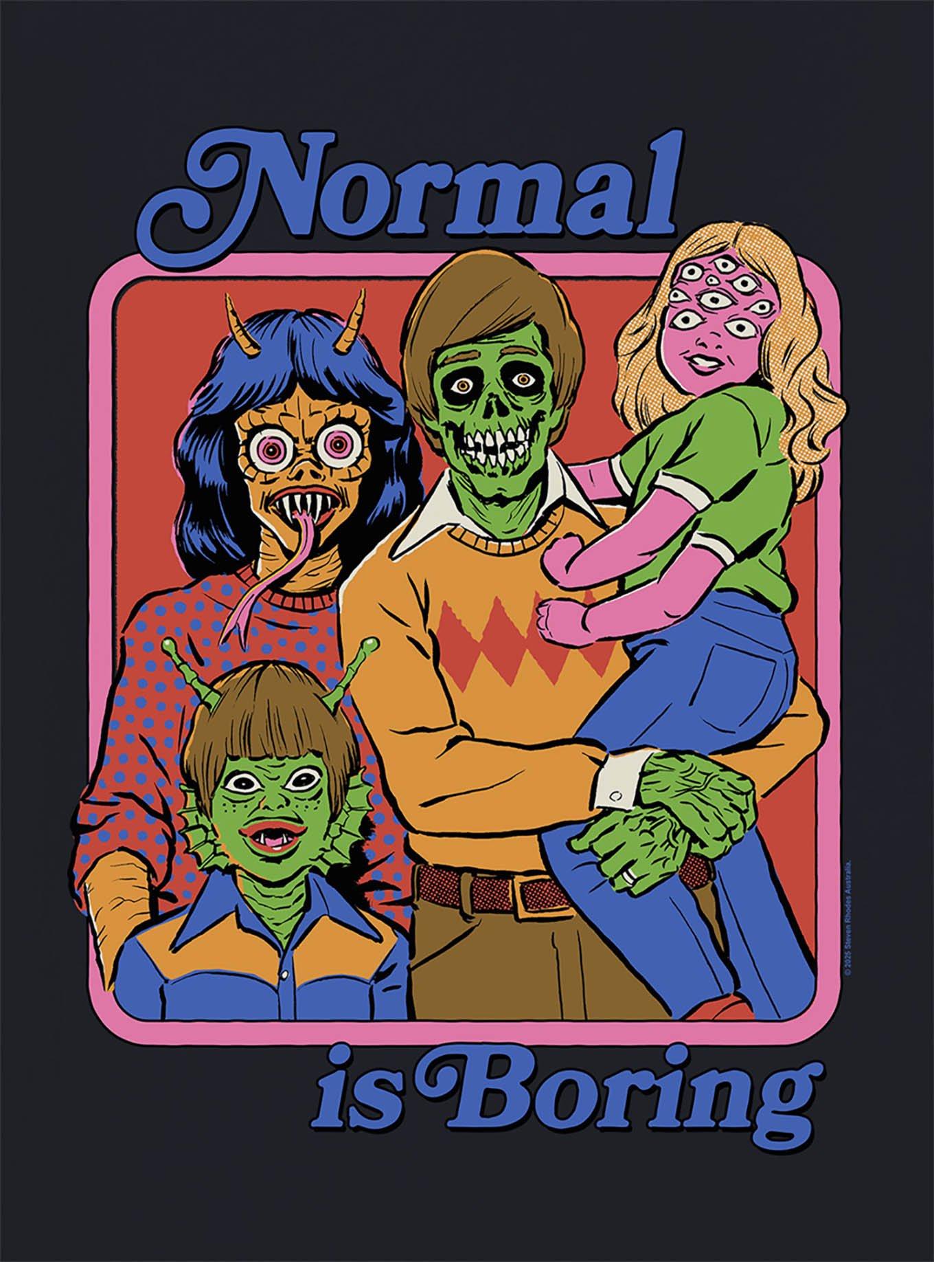 Steven Rhodes Normal is Boring T-Shirt, , hi-res