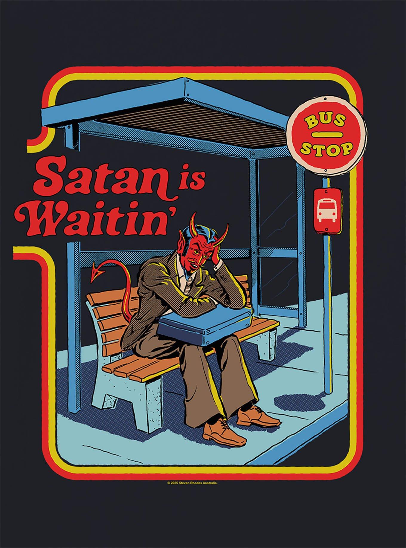 Steven Rhodes Satan is Waitin' T-Shirt