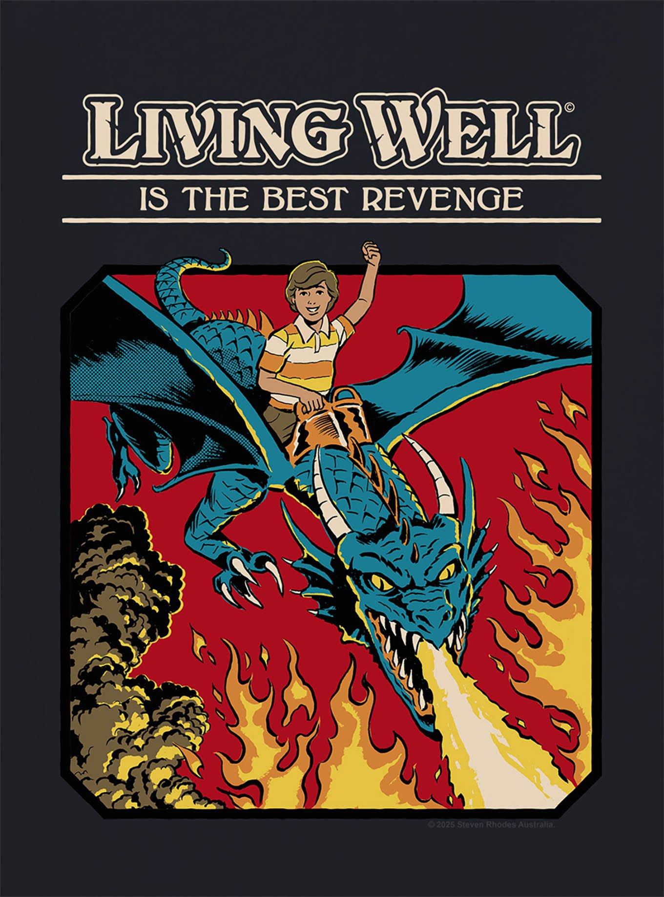 Steven Rhodes Living Well T-Shirt, , hi-res