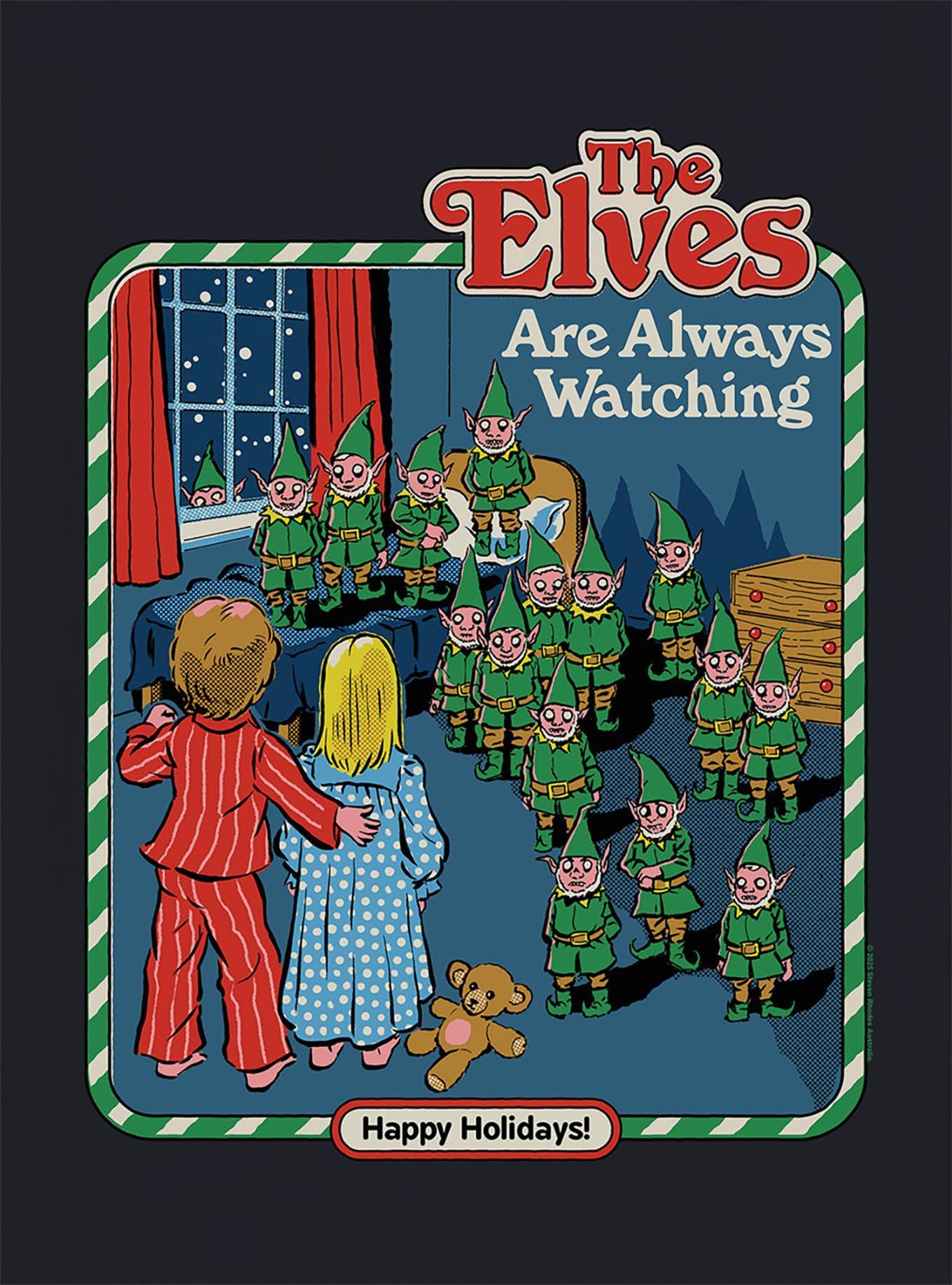 Steven Rhodes The Elves are Always Watching T-Shirt, , hi-res