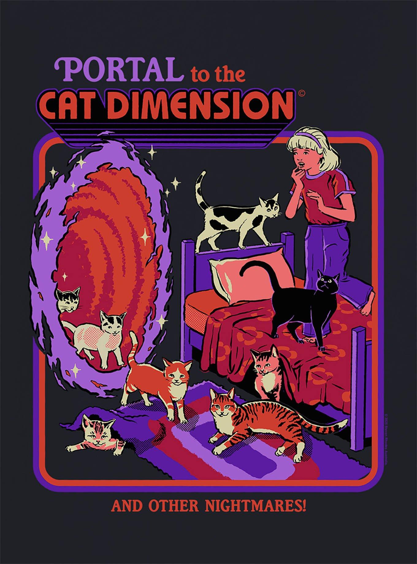 Steven Rhodes Cat Dimension T-Shirt, , hi-res