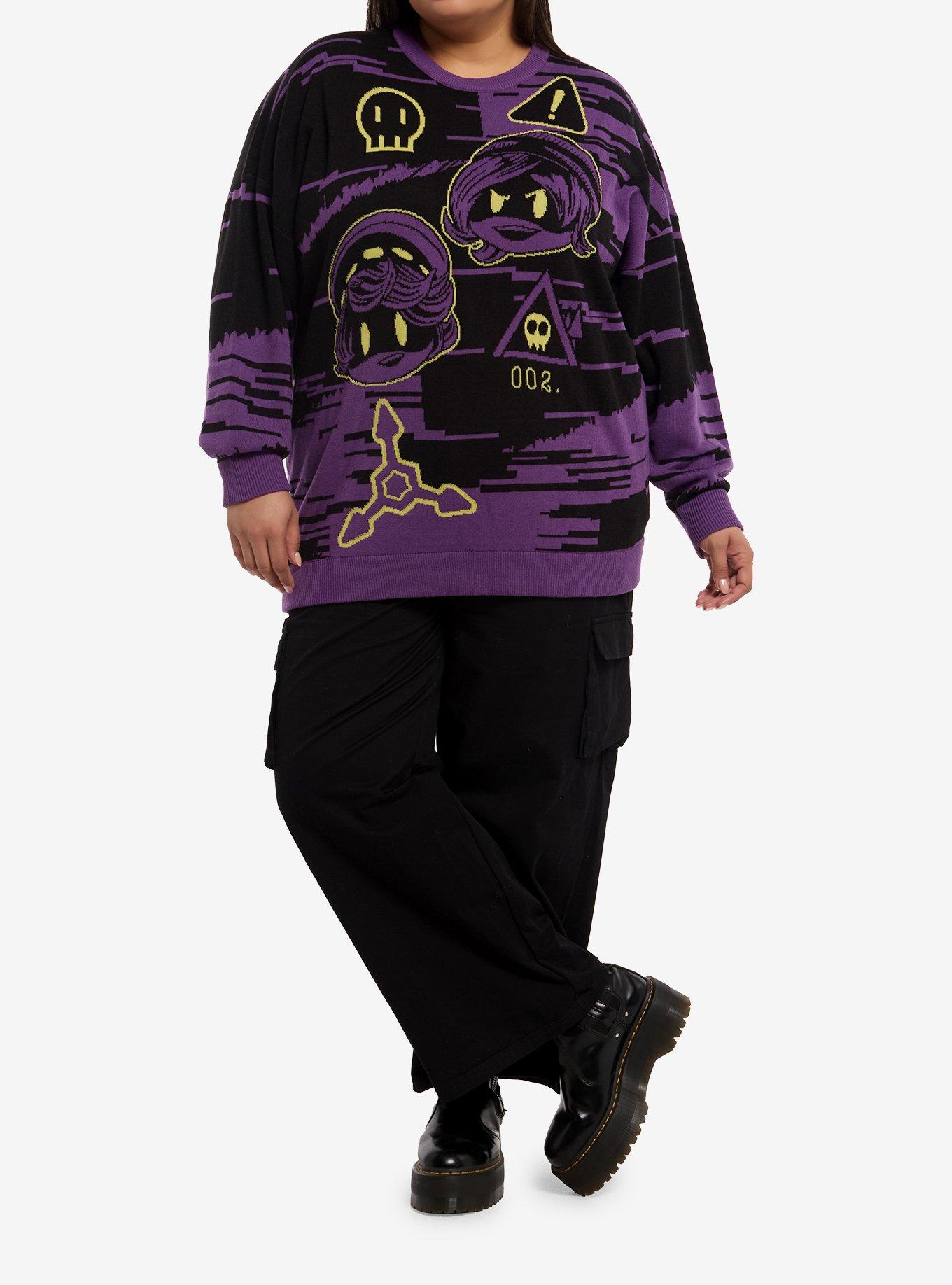 Murder Drones Icons Girls Sweater Plus Size, , hi-res