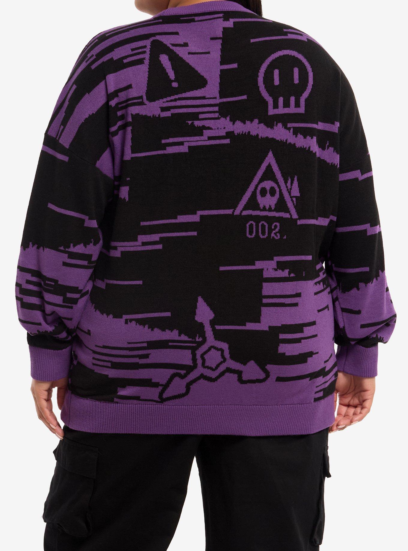 Murder Drones Icons Girls Sweater Plus Size, MULTI, alternate - view 3