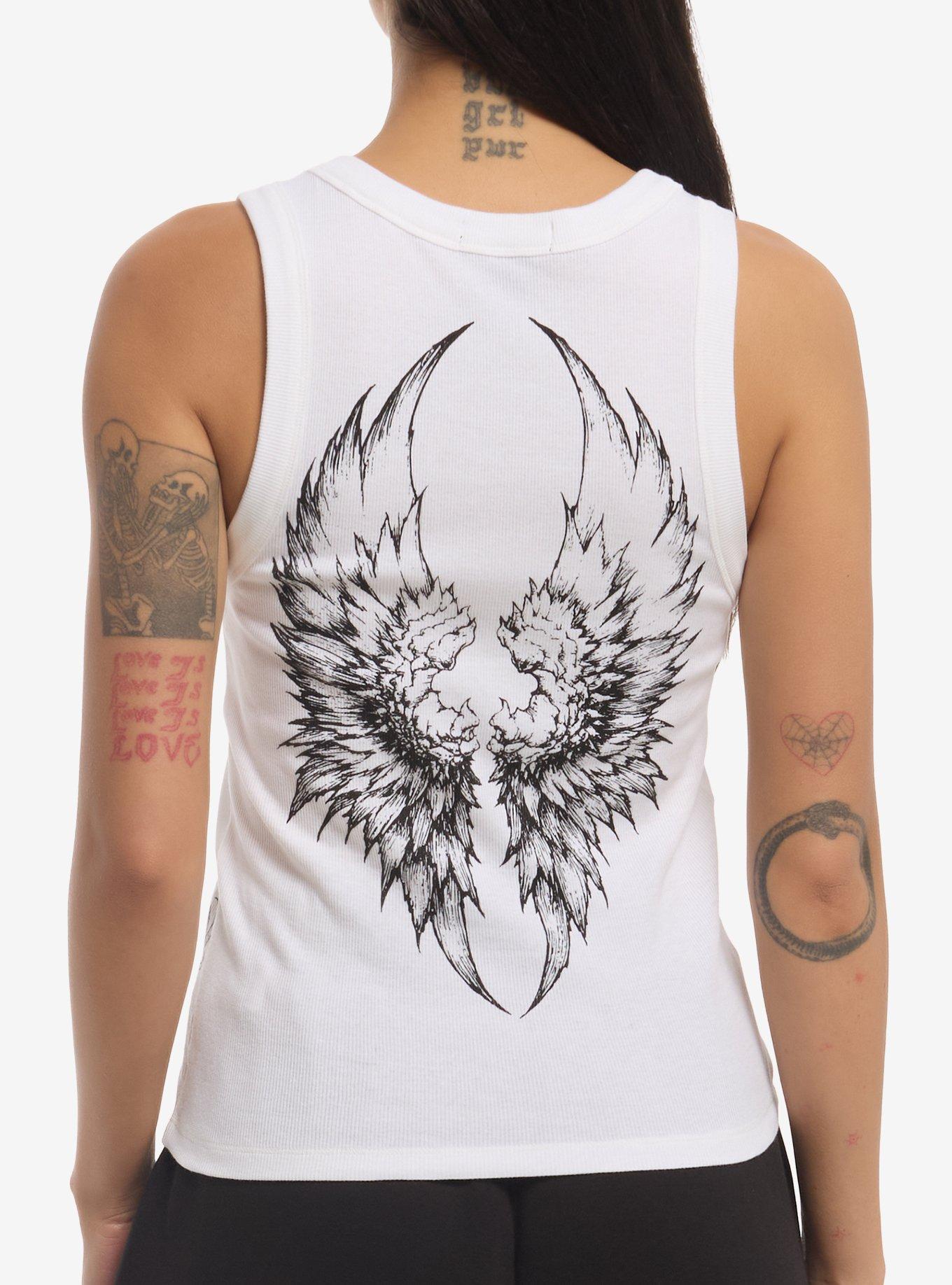 Social Collision Skull Cathedral Girls Tank Top, , hi-res