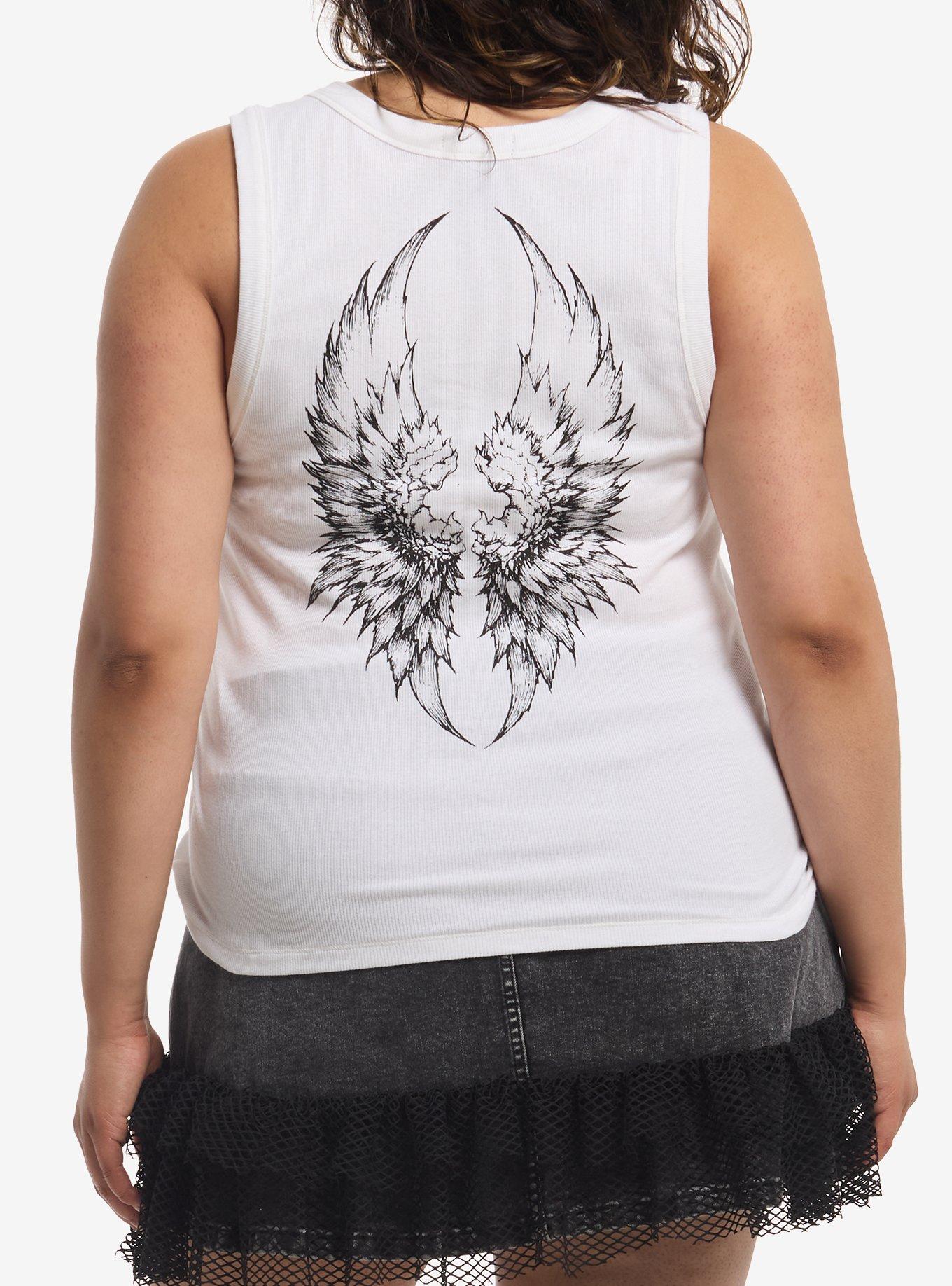 Social Collision Skull Cathedral Girls Tank Top Plus Size, , hi-res