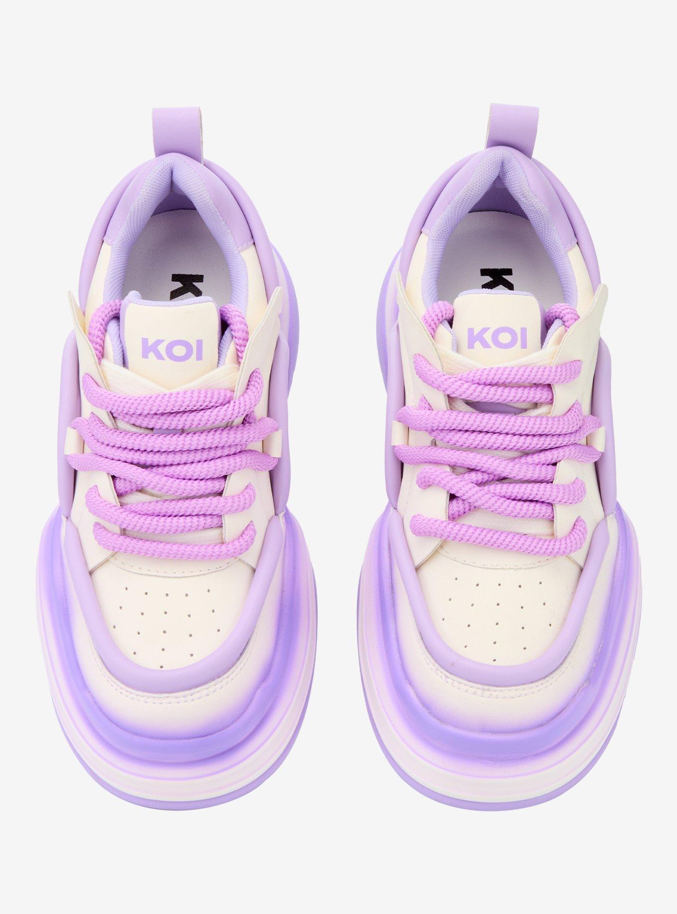 Koi Violet Reef Platform Sneakers, MULTI, alternate