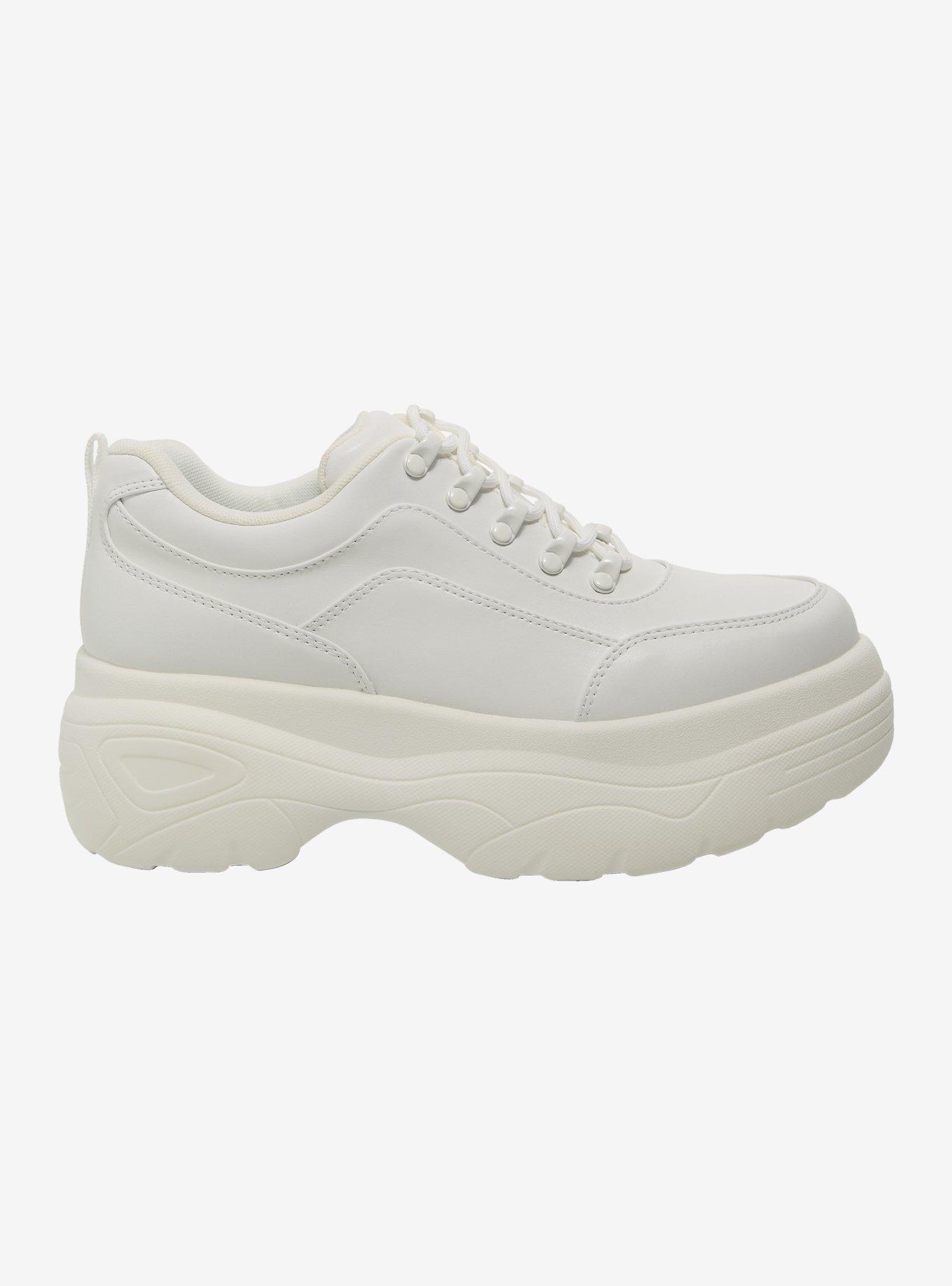 Koi White Jennie Chunky Sneakers, , hi-res