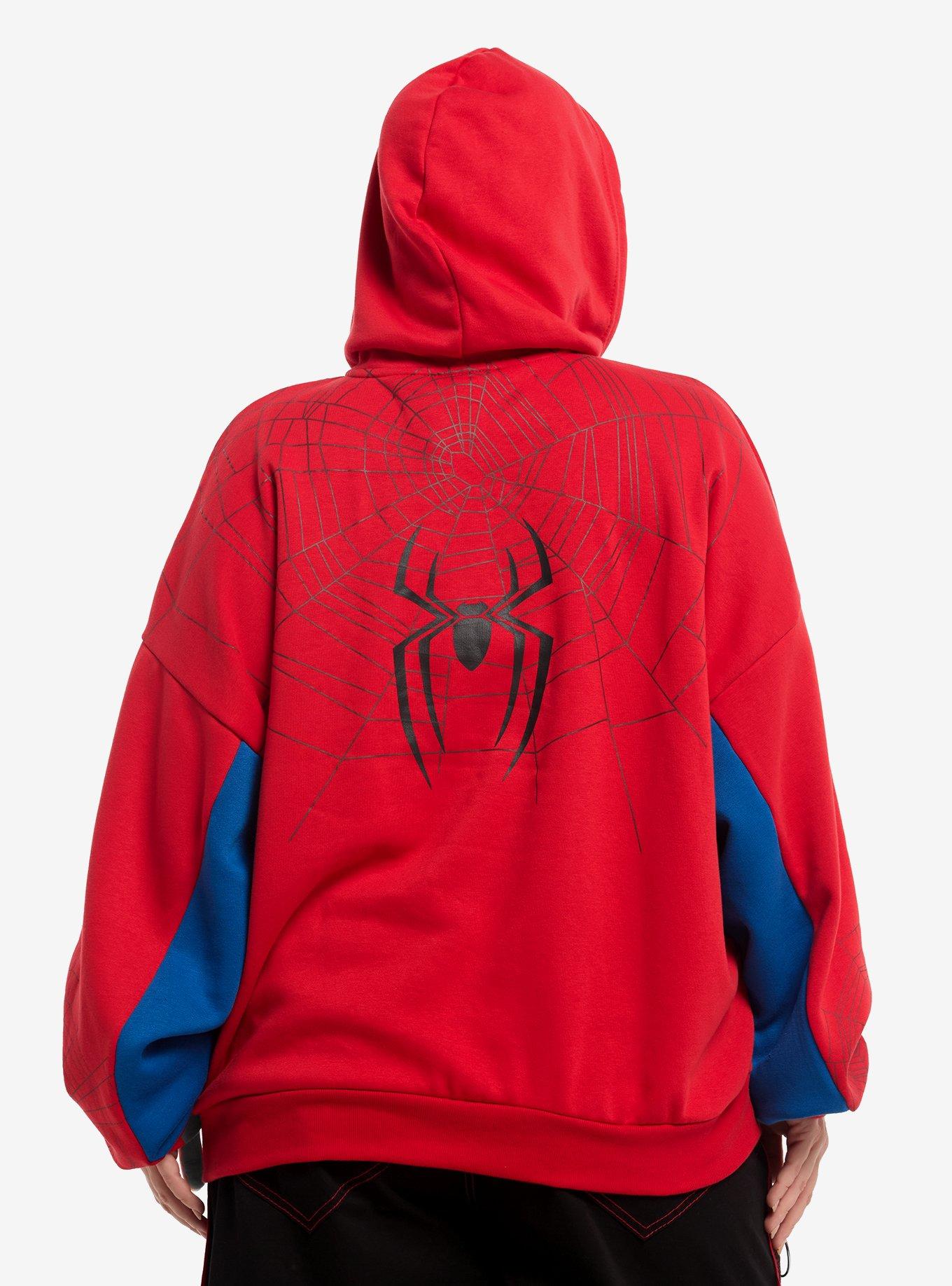 Her Universe Marvel Spider-Man: Brand New Day Spider-Man Oversized Hoodie Plus Size, , hi-res