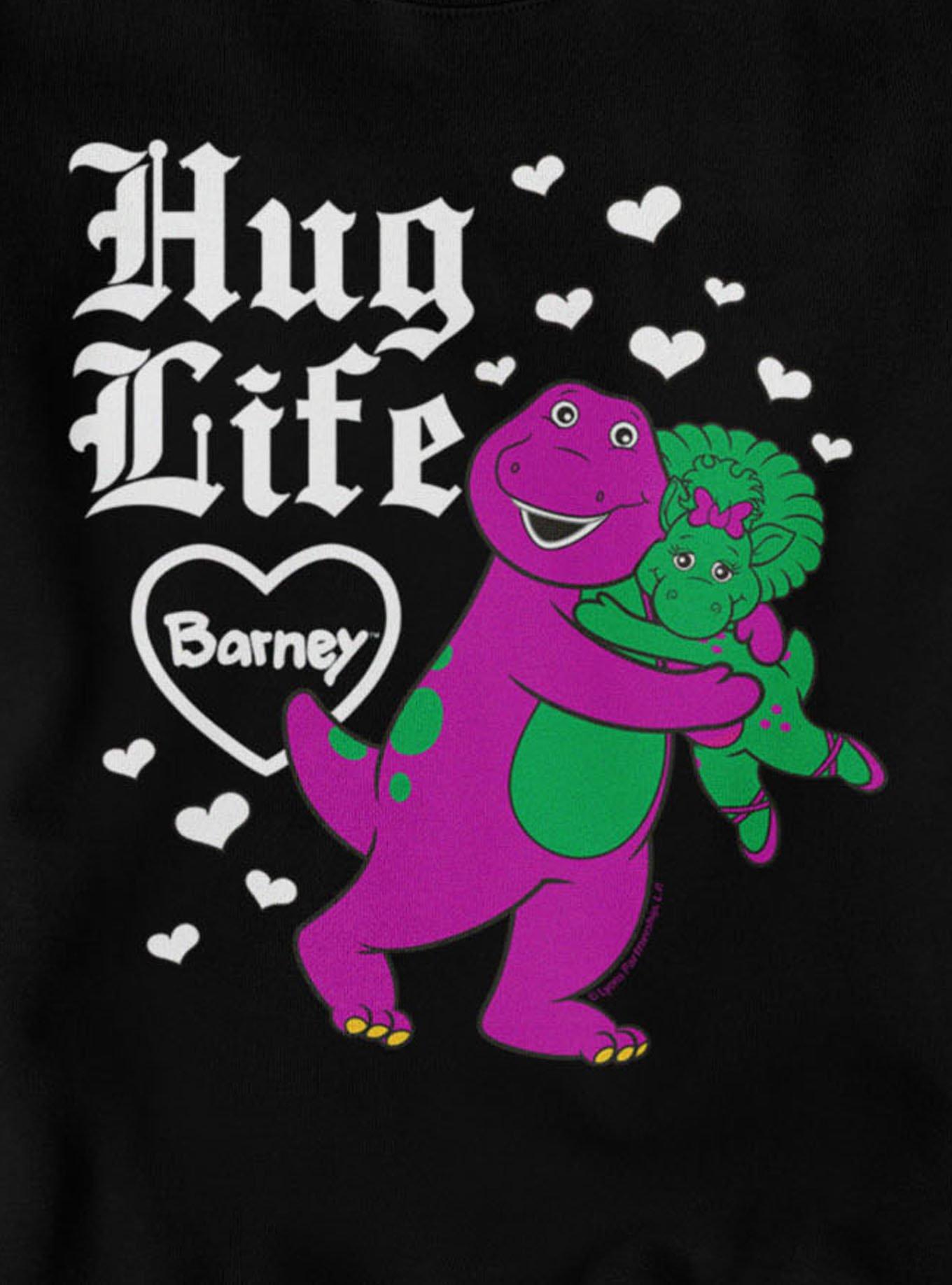 Barney Hug Life And Hearts Sweatshirt, , hi-res