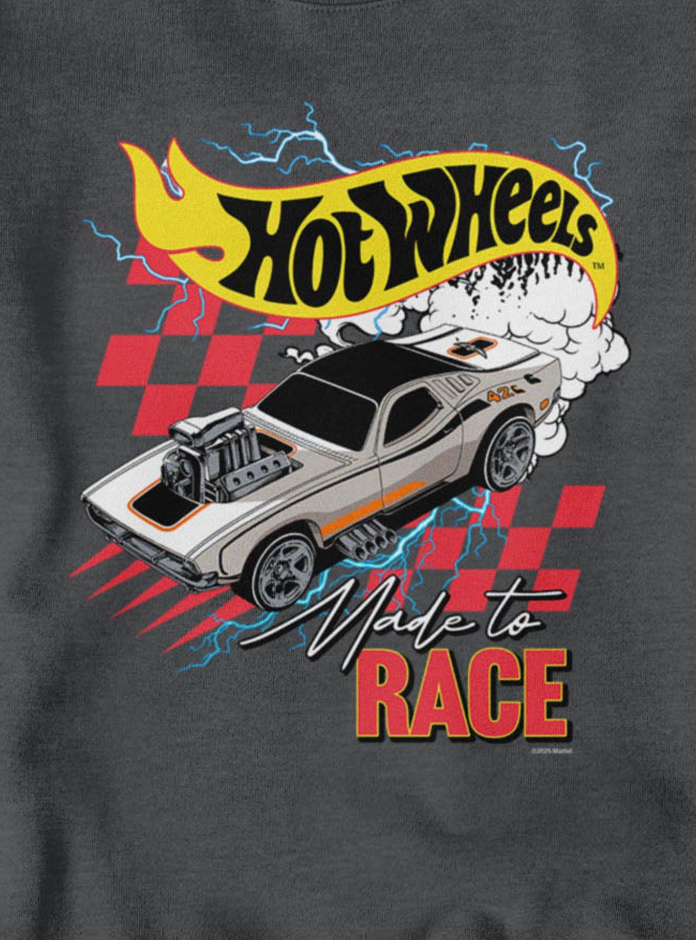 Hot Wheels Made To Race Lightning Sweatshirt, DARK HEATHER, alternate