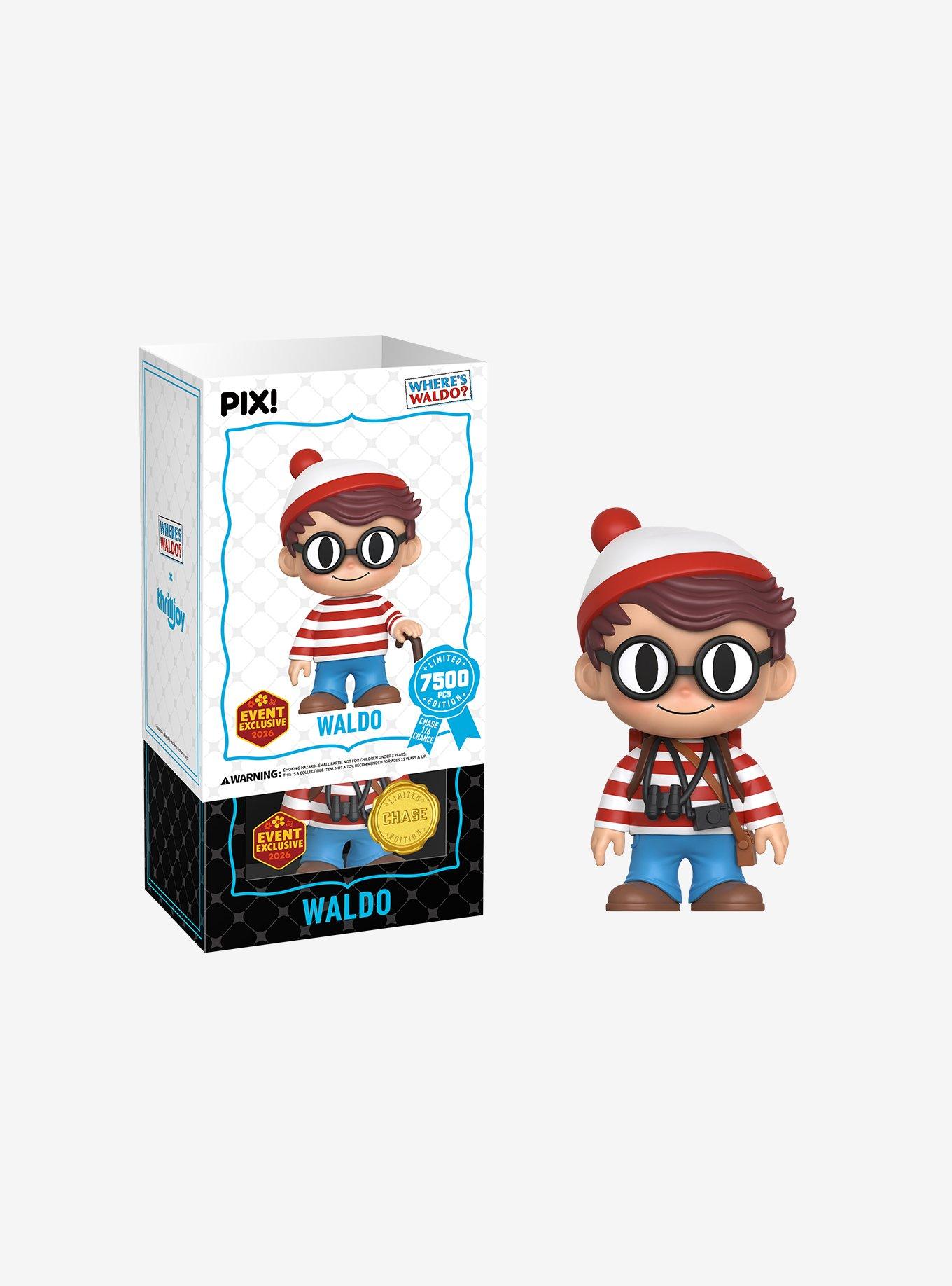 Thrilljoy Where's Waldo Pix! Waldo Vinyl Figure (Spring Event Edition), , hi-res
