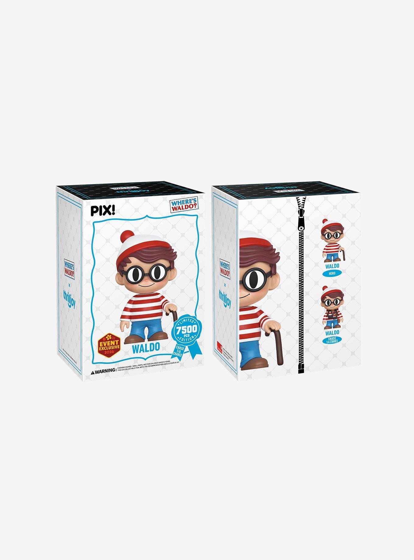 Thrilljoy Where's Waldo Pix! Waldo Vinyl Figure (Spring Event Edition), , alternate