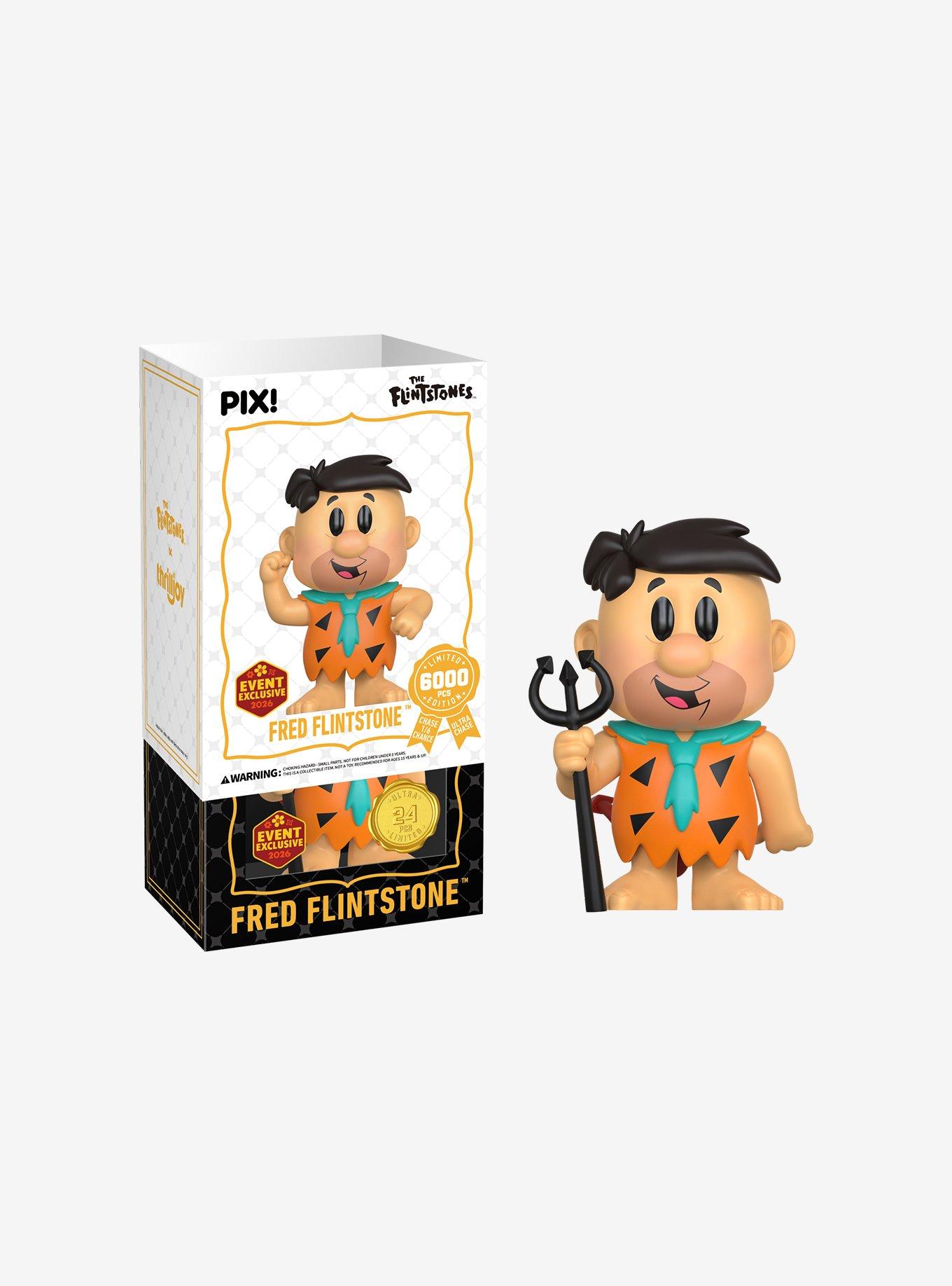Thrilljoy The Flintstones Pix! Fred Flintstone Vinyl Figure (Spring Event Edition), , alternate