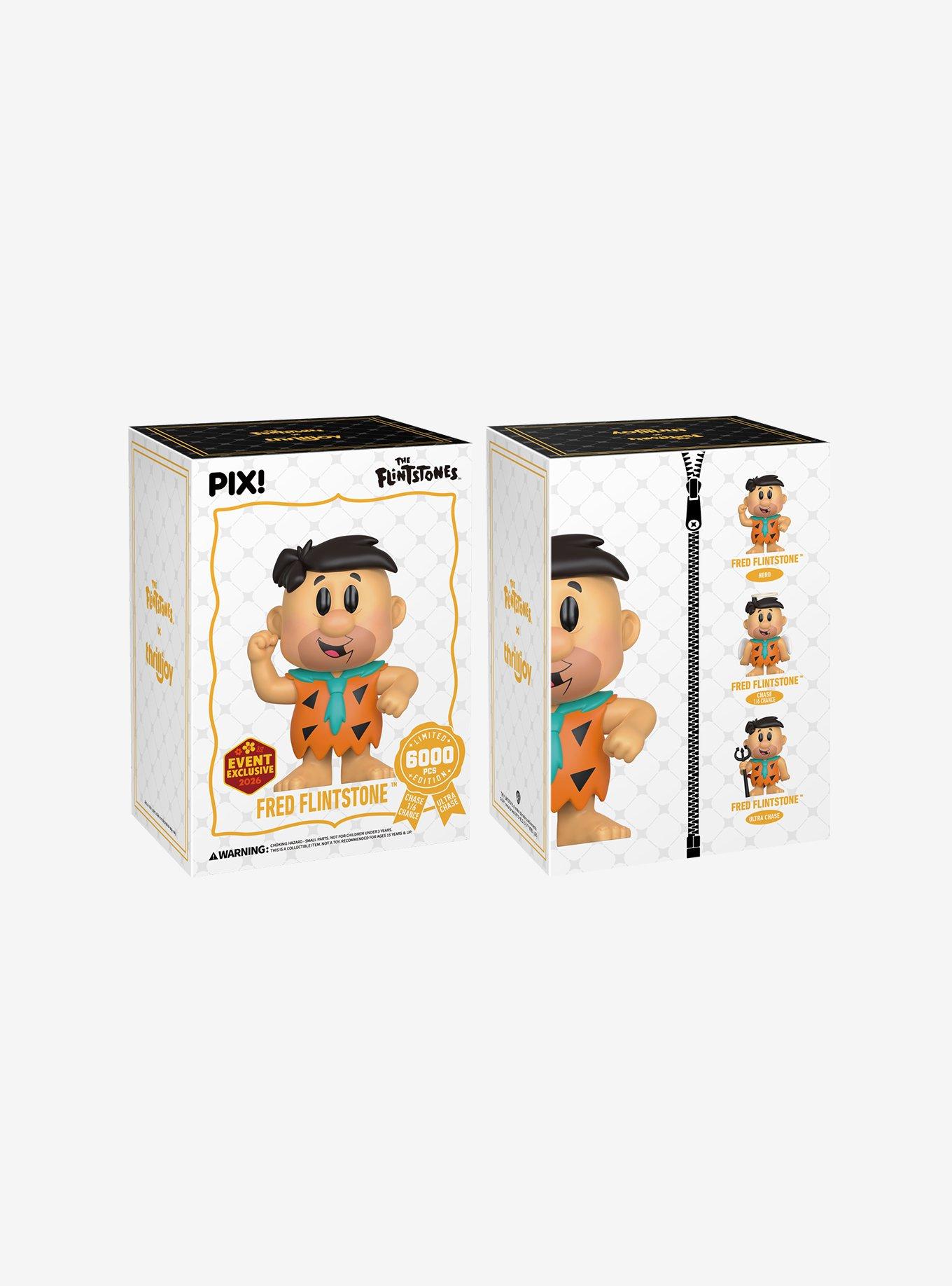 Thrilljoy The Flintstones Pix! Fred Flintstone Vinyl Figure (Spring Event Edition), , alternate