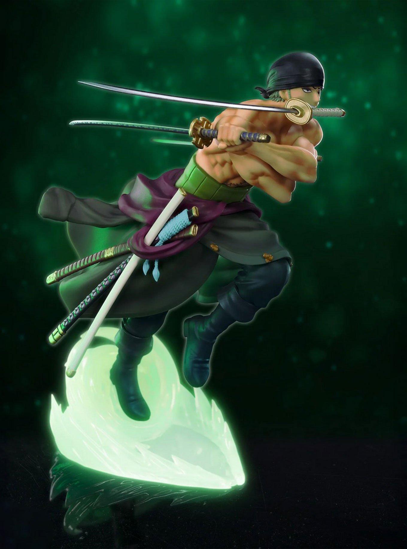 ABYstyle One Piece Super Figure Collection Zoro (Glow in the Dark) 1/10 Scale Figure, , alternate - view 2