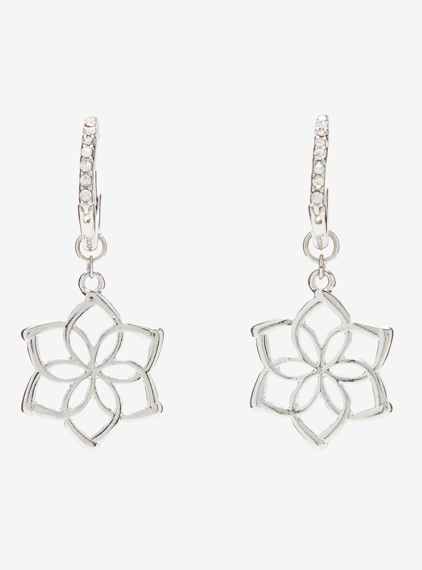 Her Universe The Lord of The Rings Galadriel Flower Earrings Her Universe Exclusive, , hi-res