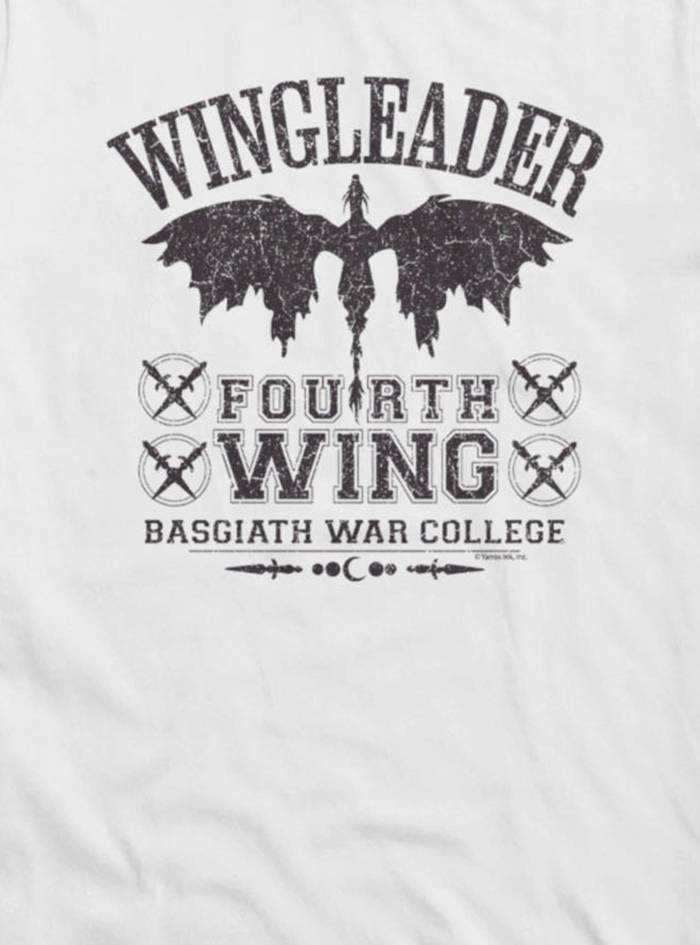 Fourth Wing The Empyrean Wingleader Basgiath War College Girls T-Shirt, , hi-res