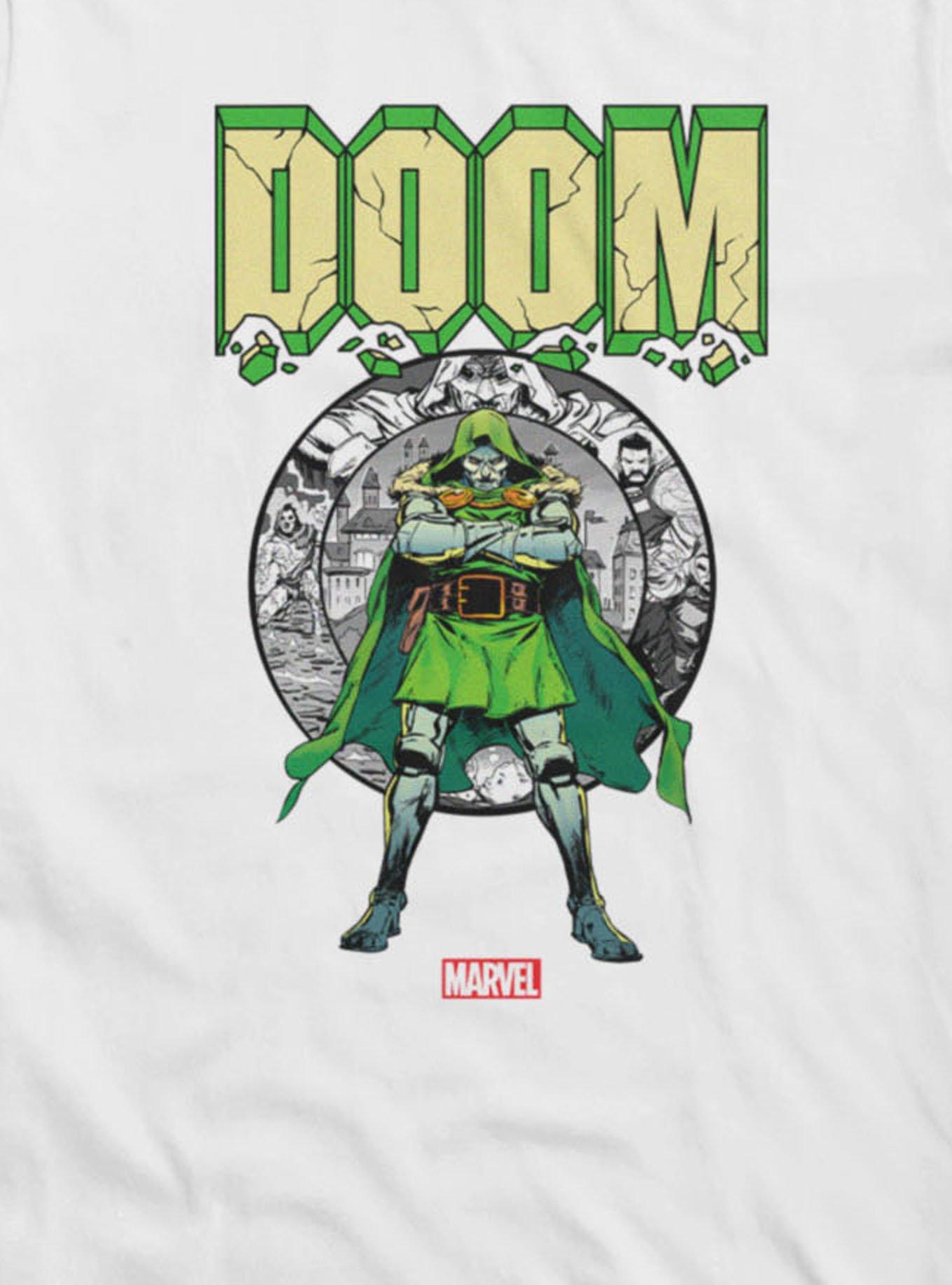 Marvel Comics Retro Doctor Doom Crumble Pose Girls T-Shirt, , hi-res
