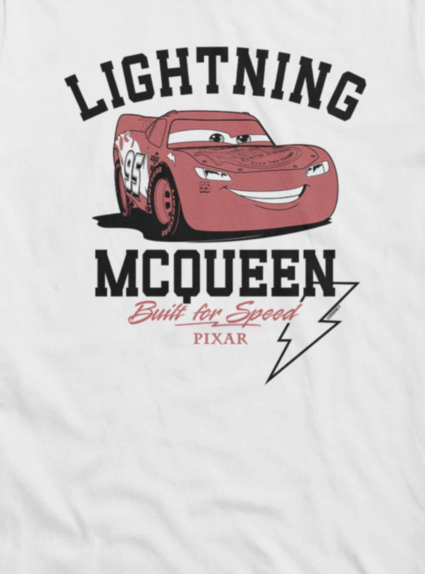 Disney Pixar Cars Lightning McQueen Built For Speed Girls T-Shirt, , hi-res