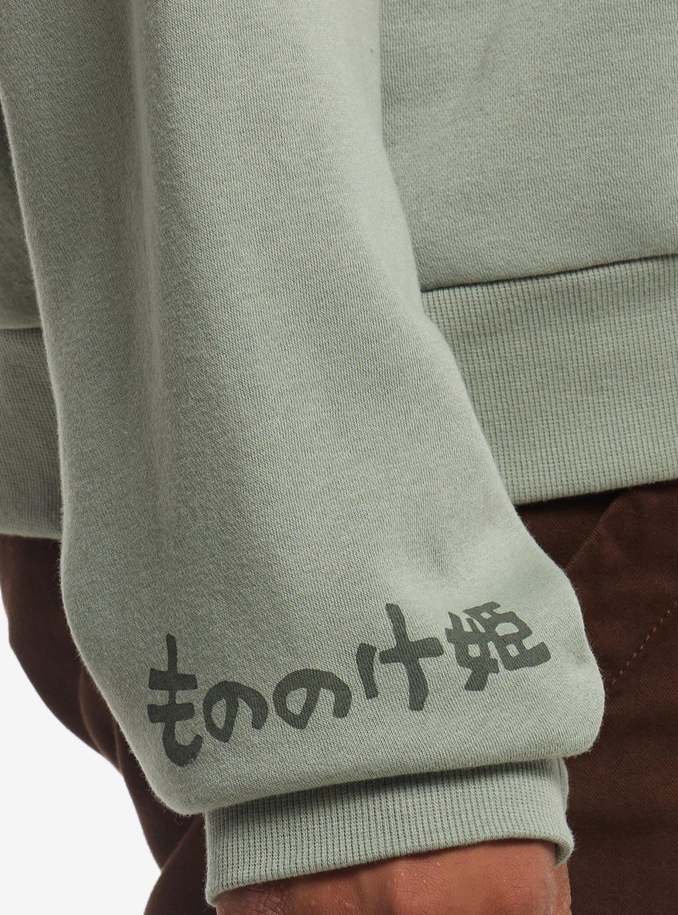 Our Universe Studio Ghibli&reg; Princess Mononoke Forest Spirit Sweatshirt, GREEN, alternate - view 4