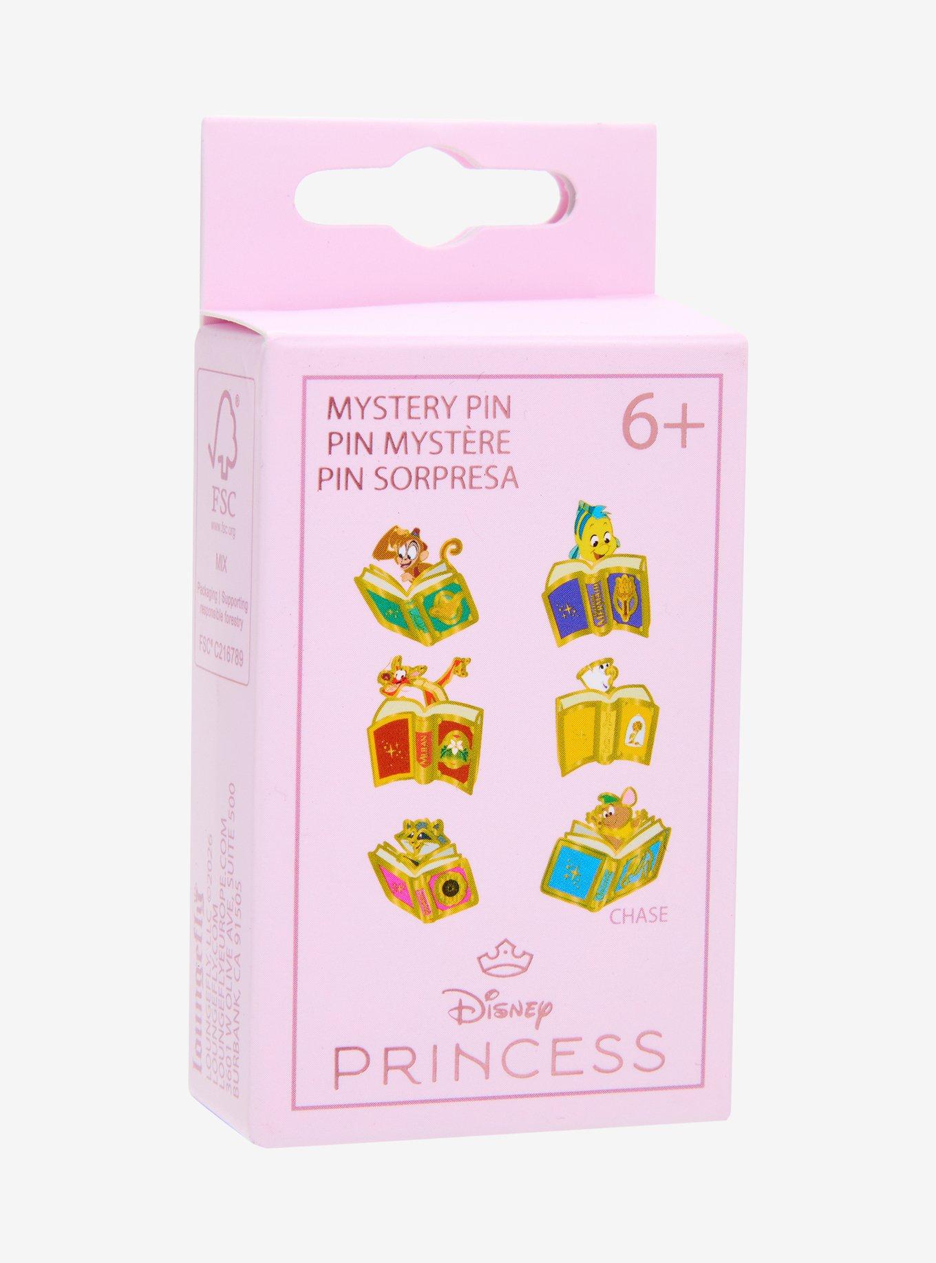 Loungefly Disney Princess Sidekick & Books Blind Box Enamel Pin, , hi-res