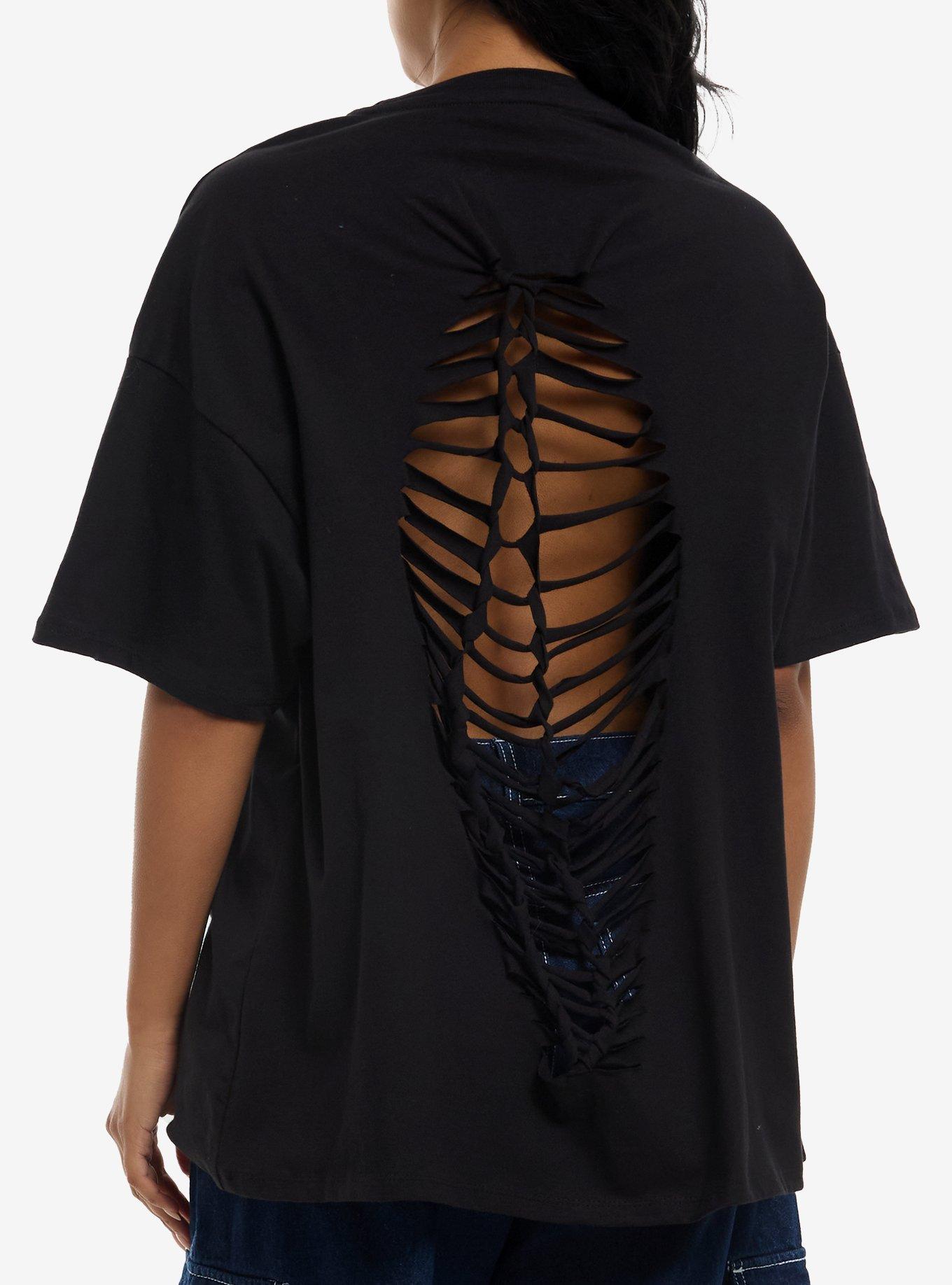 KPop Demon Hunters Derpy Tiger Destructed Girls Oversized T-Shirt, , hi-res