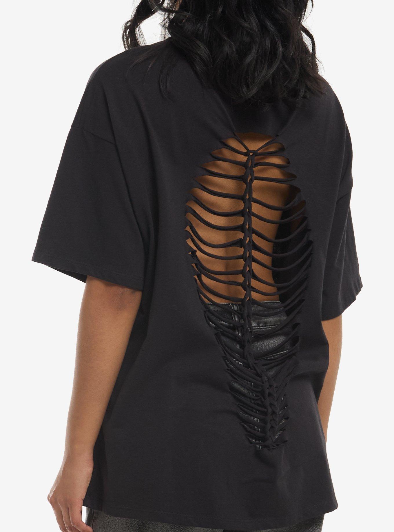 A Court Of Thorns And Roses Bat Boys Destructed Girls Oversized T-Shirt, , hi-res