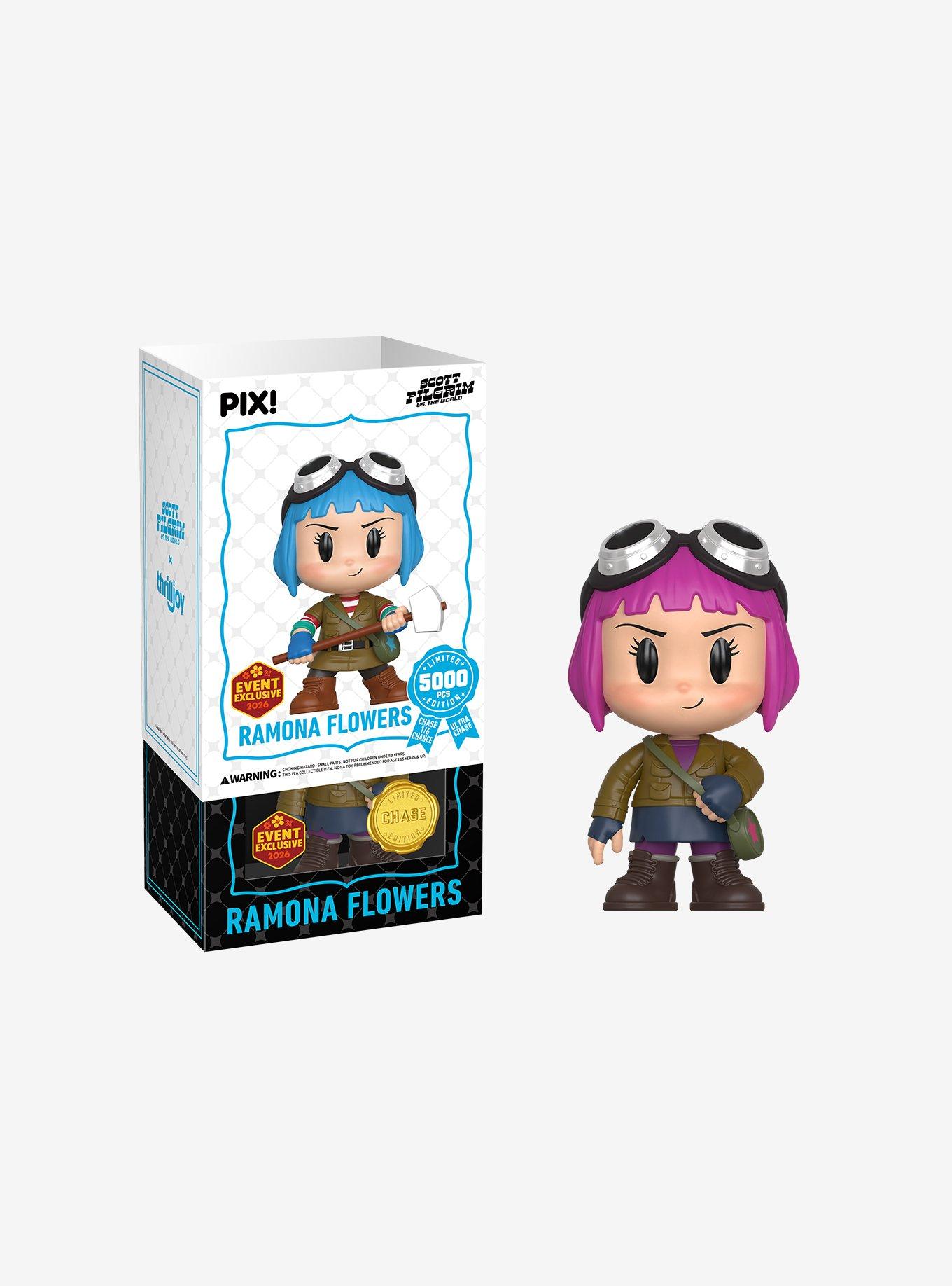 Thrilljoy Scott Pilgrim Vs. The World Pix! Ramona Flowers Collectible Figure, , hi-res