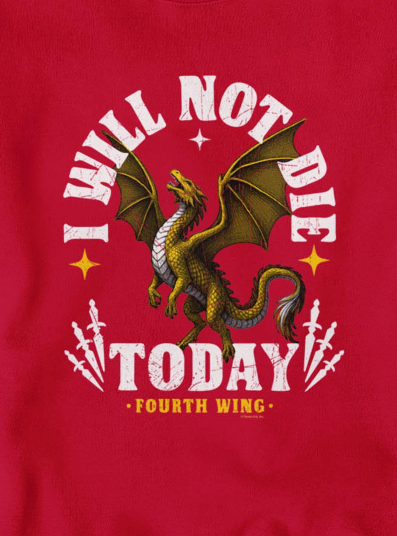 Fourth Wing The Empyrean Will Not Die Arch Sweatshirt, , hi-res